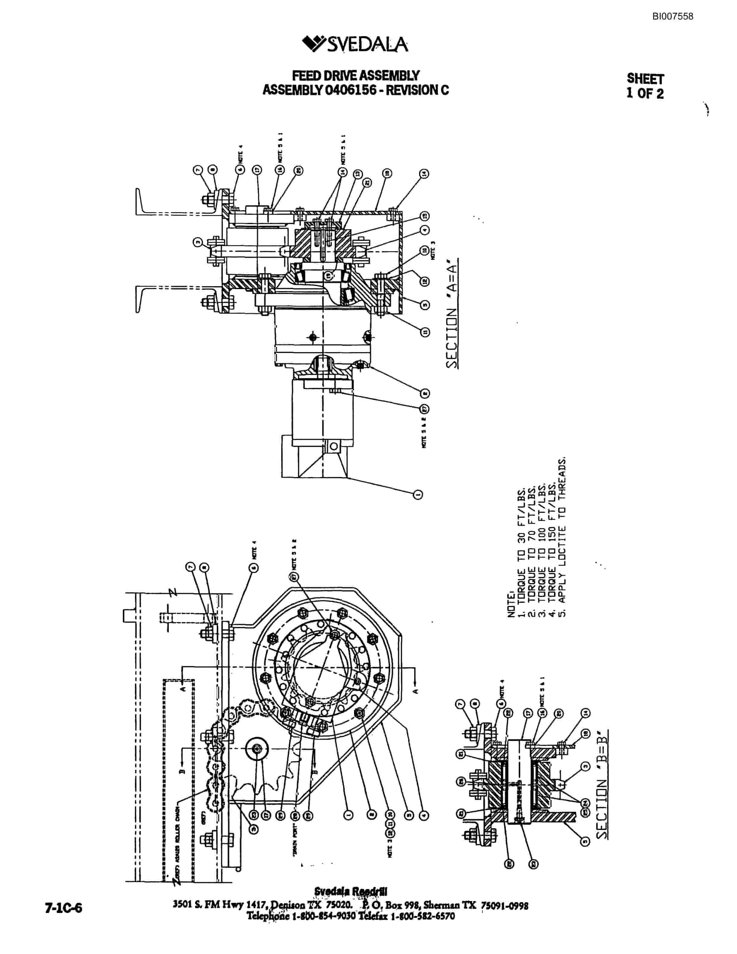 Bucyrus 402 Hydraulic Track Drill Parts Catalog BI007558-2