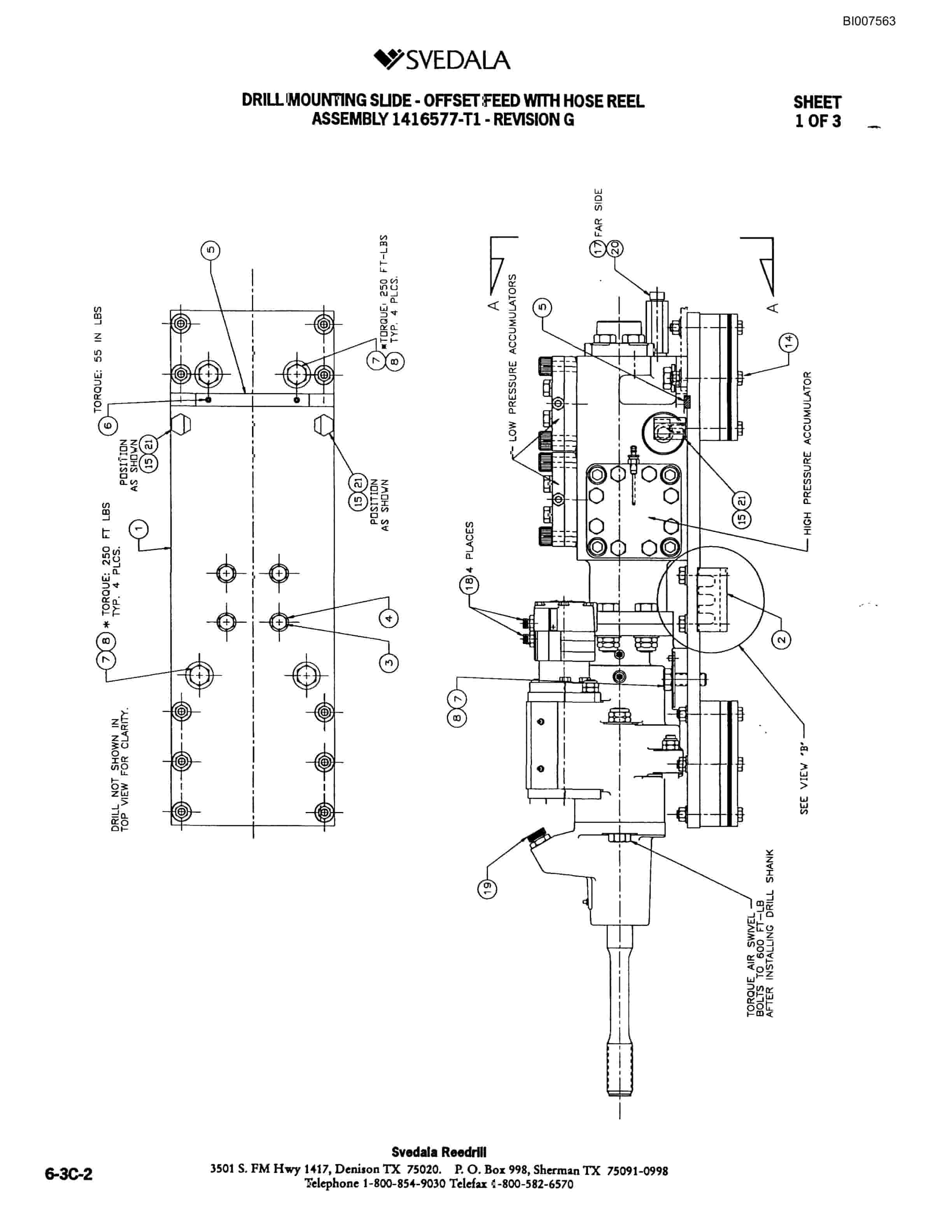 Bucyrus 402 Hydraulic Track Drill Parts Catalog BI007563-2