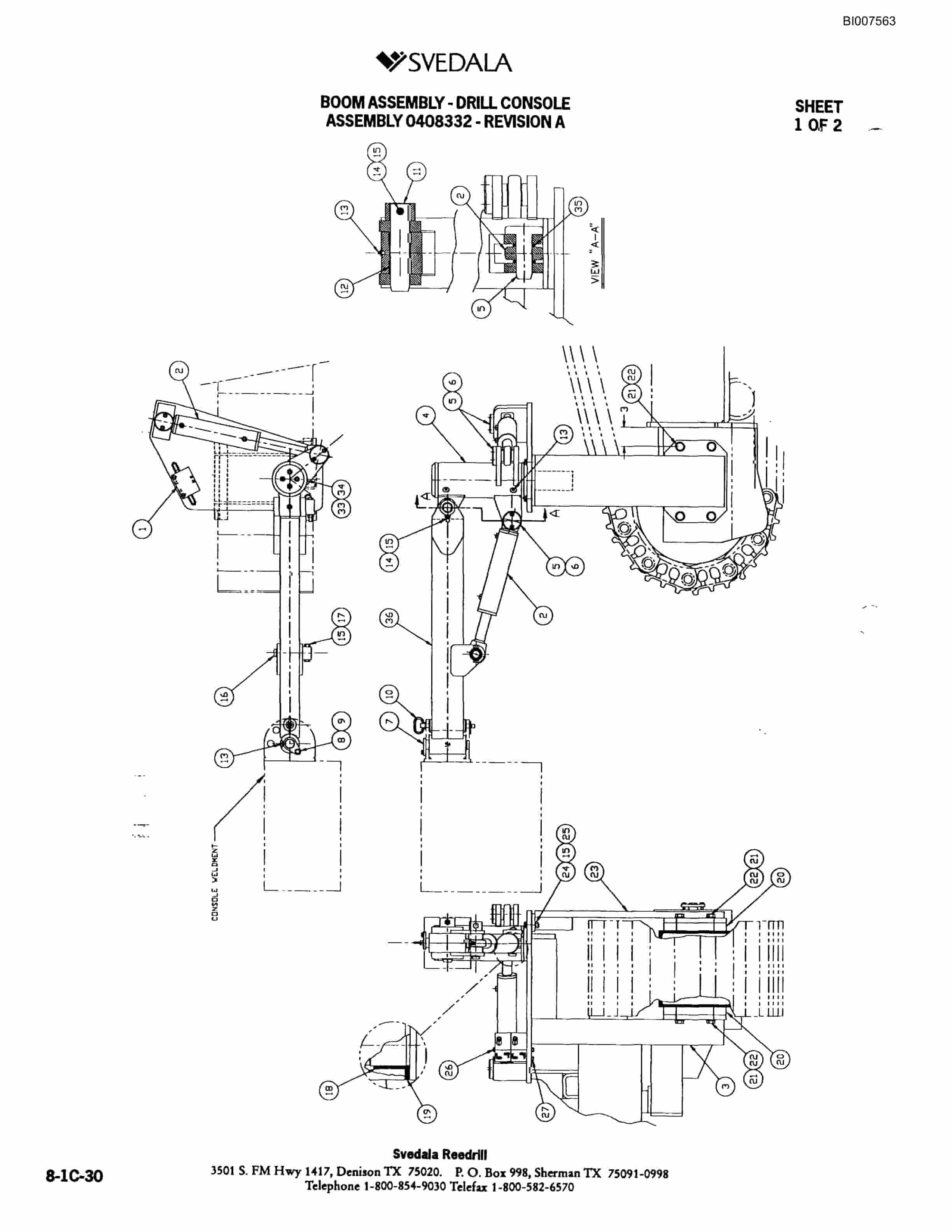 Bucyrus 402 Hydraulic Track Drill Parts Catalog BI007563-3