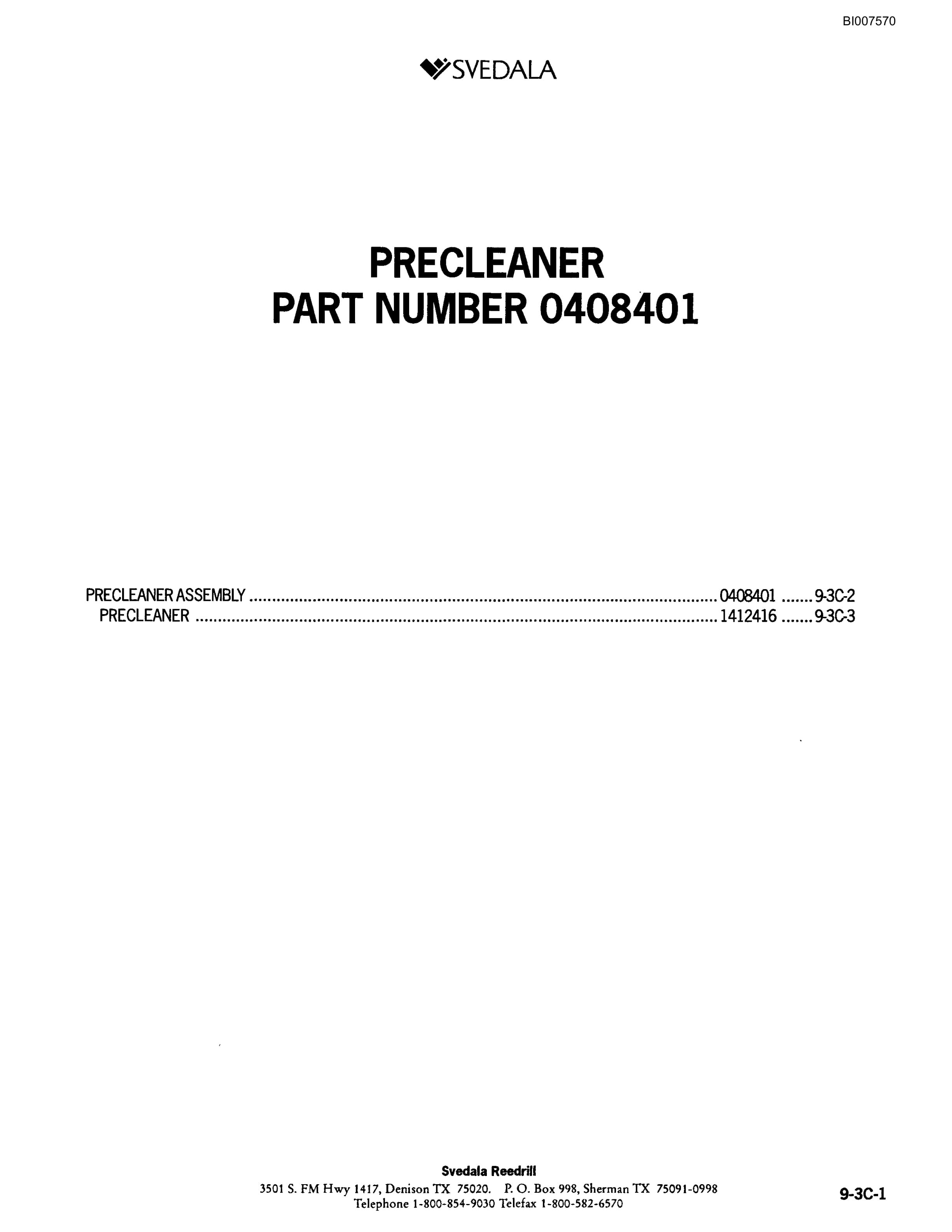 Bucyrus 402 Hydraulic Track Drill Parts Catalog BI007570-4