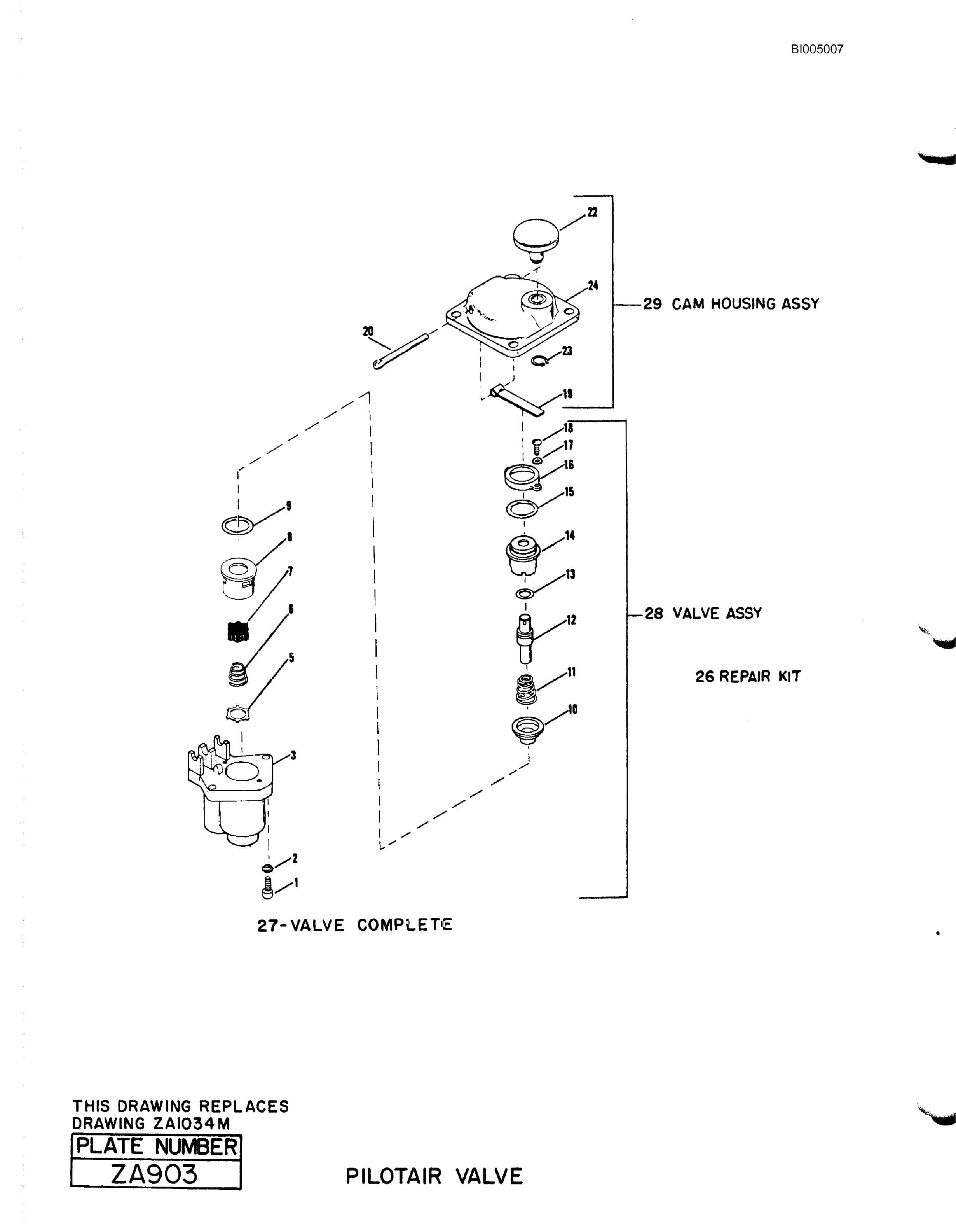 Bucyrus 40R Drill Parts Catalog BI005007-3