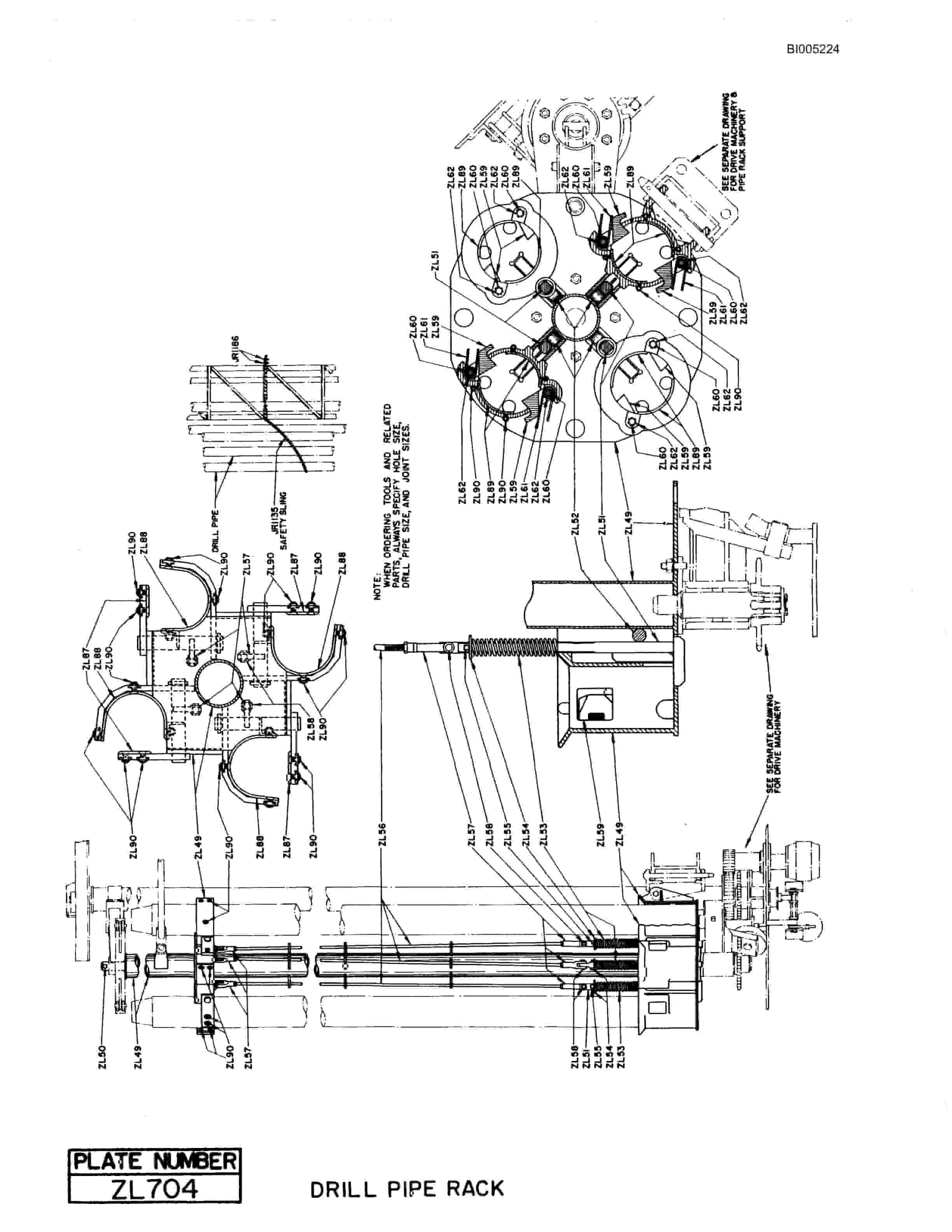 Bucyrus 40R Drill Parts Catalog BI005224-2