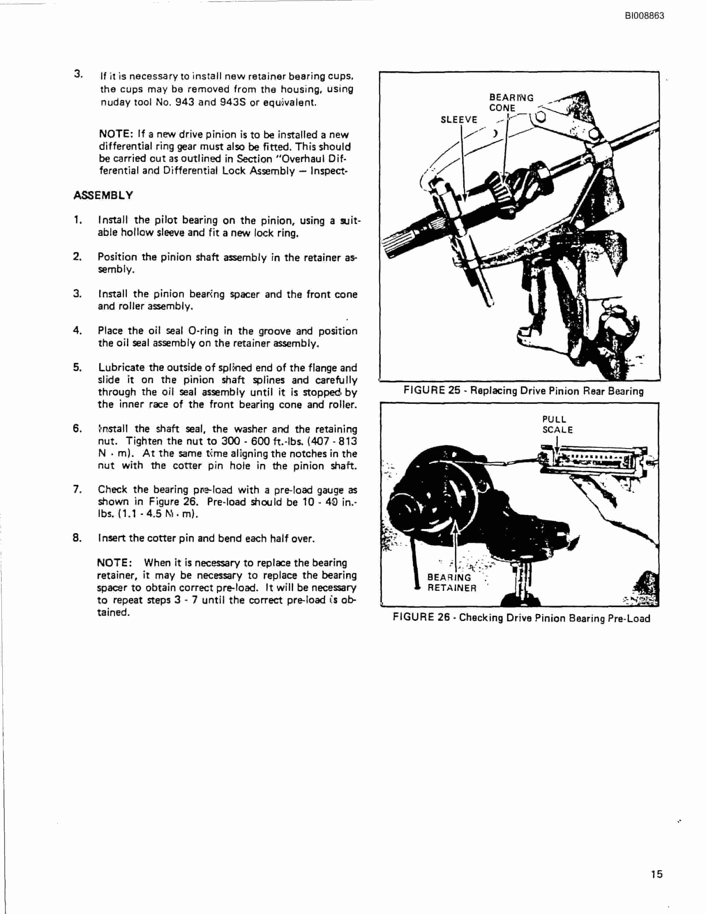 Bucyrus 440 DJC Parts Catalog BI008863-3