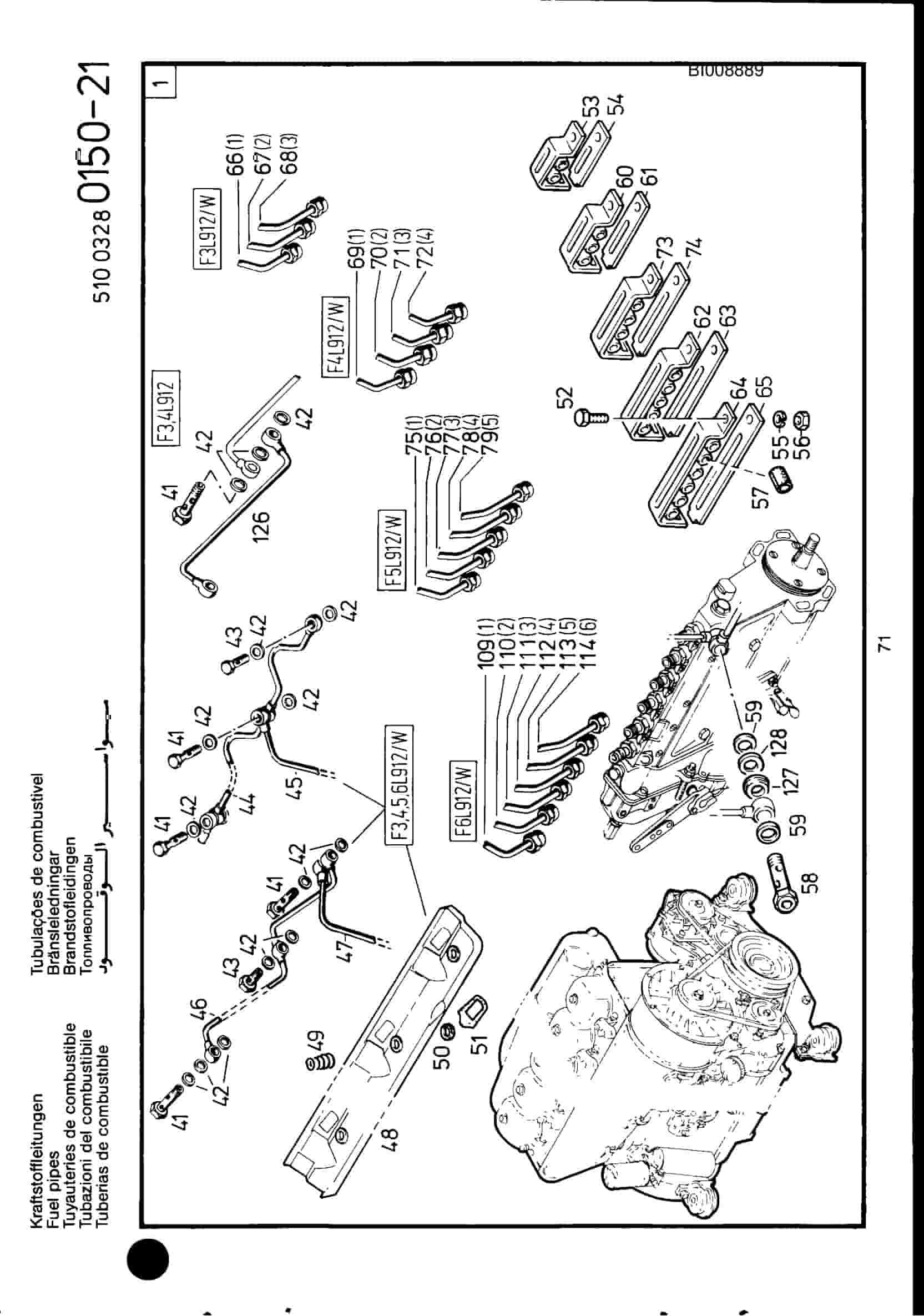 Bucyrus 440 DJC Parts Catalog BI008889-2