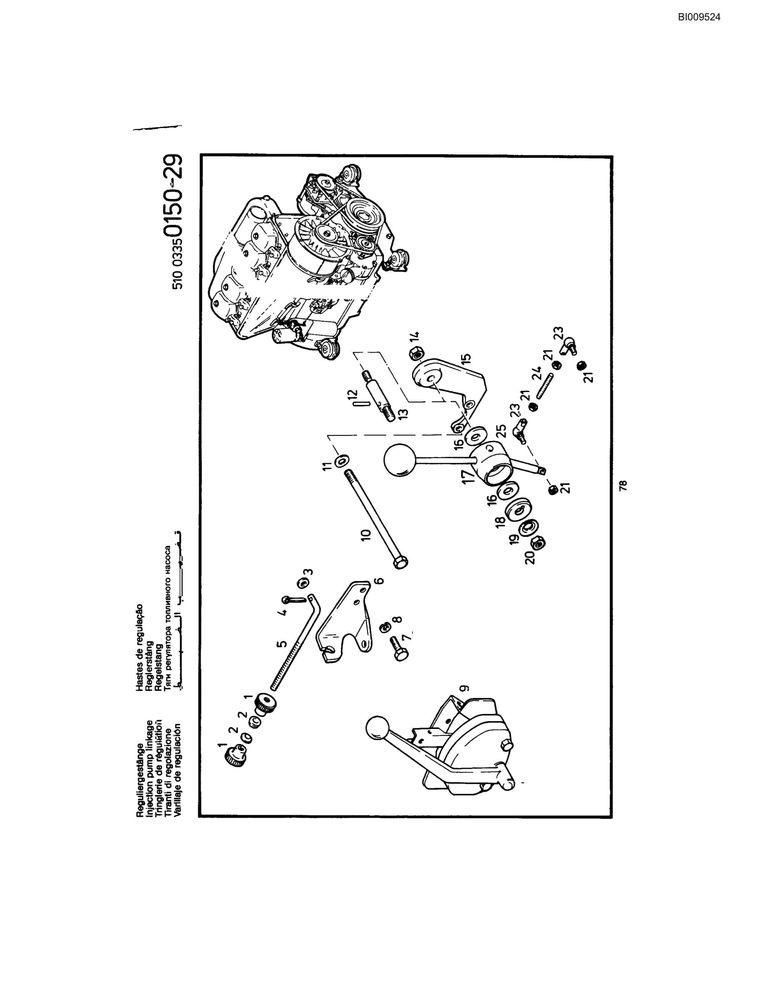 Bucyrus 440 DJC Parts Catalog BI009524-2