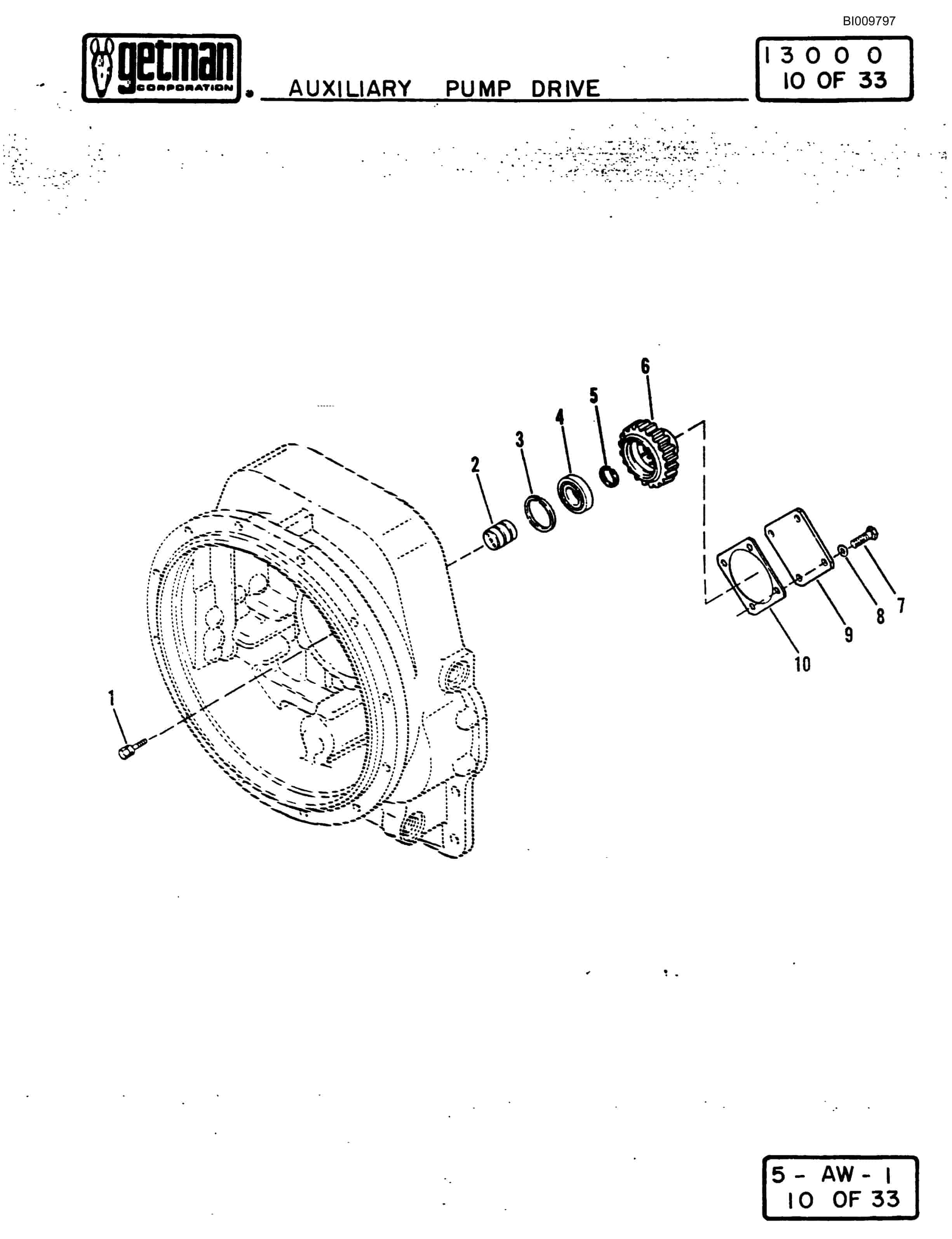 Bucyrus 440 DJC Parts Catalog BI009797-3