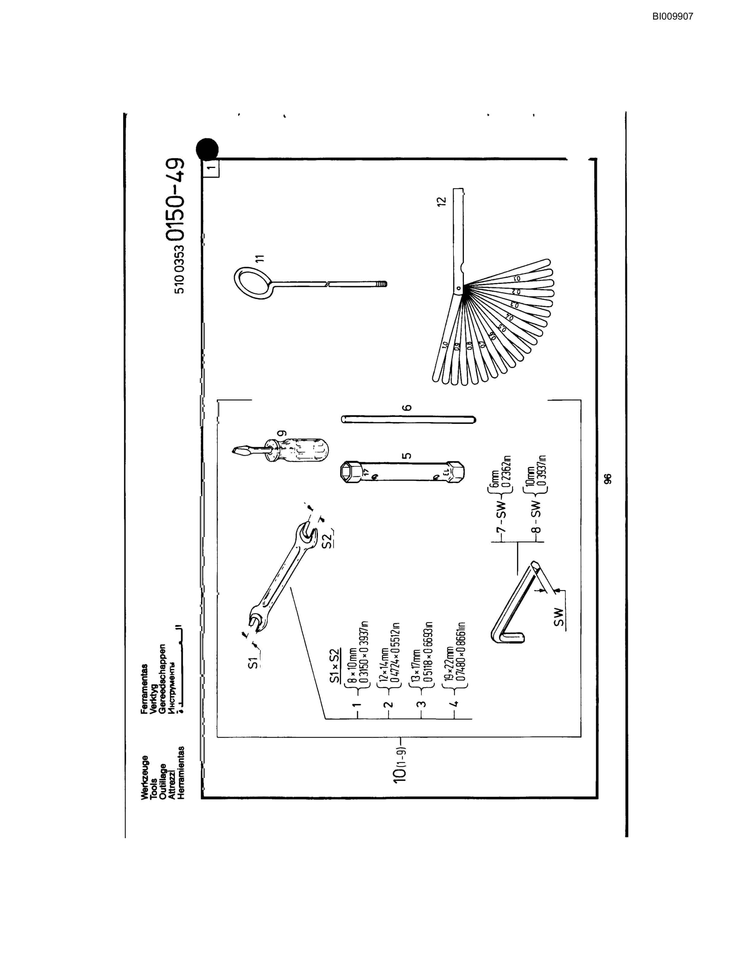 Bucyrus 440 DJC Parts Catalog BI009907-2