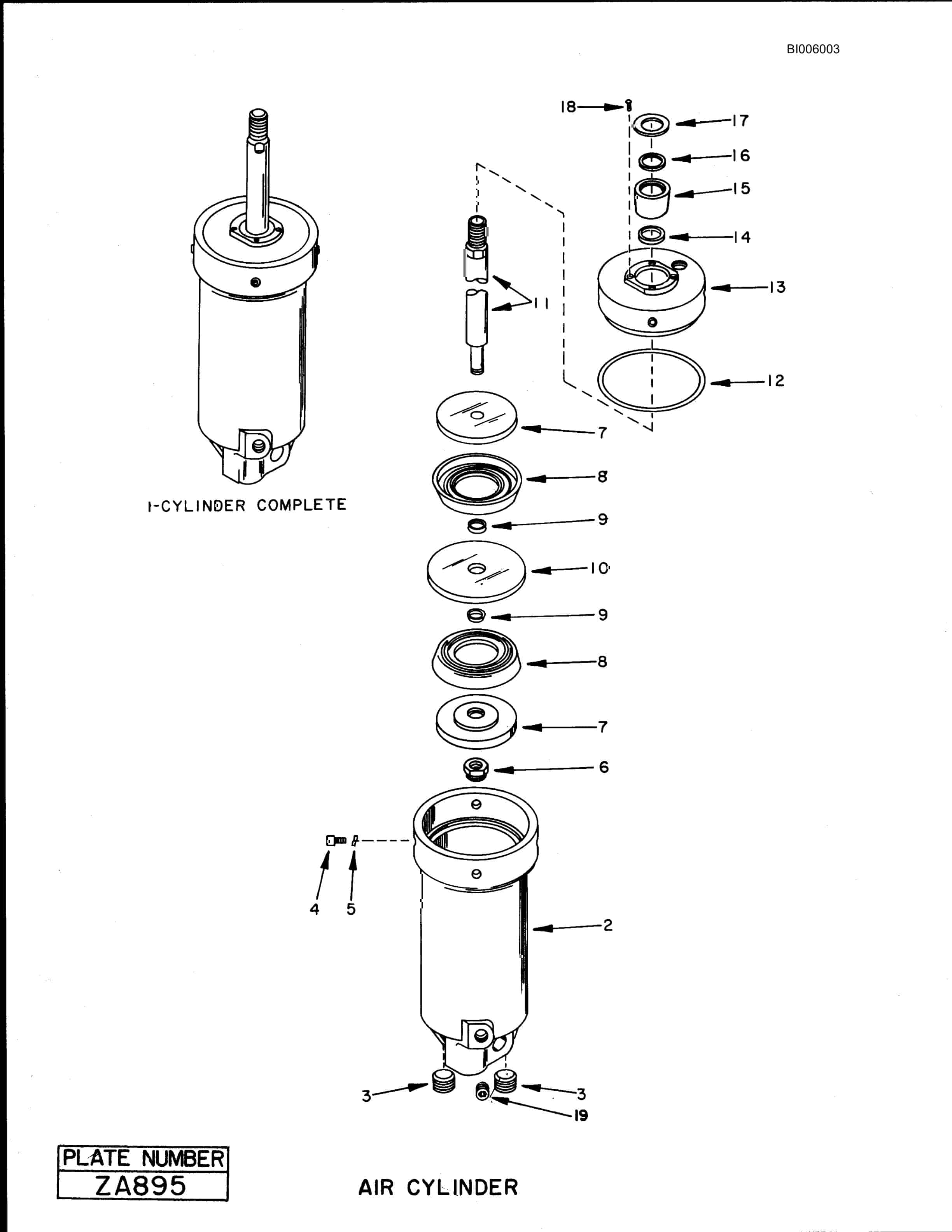 Bucyrus 45-R Drill Parts Catalog BI006003-5