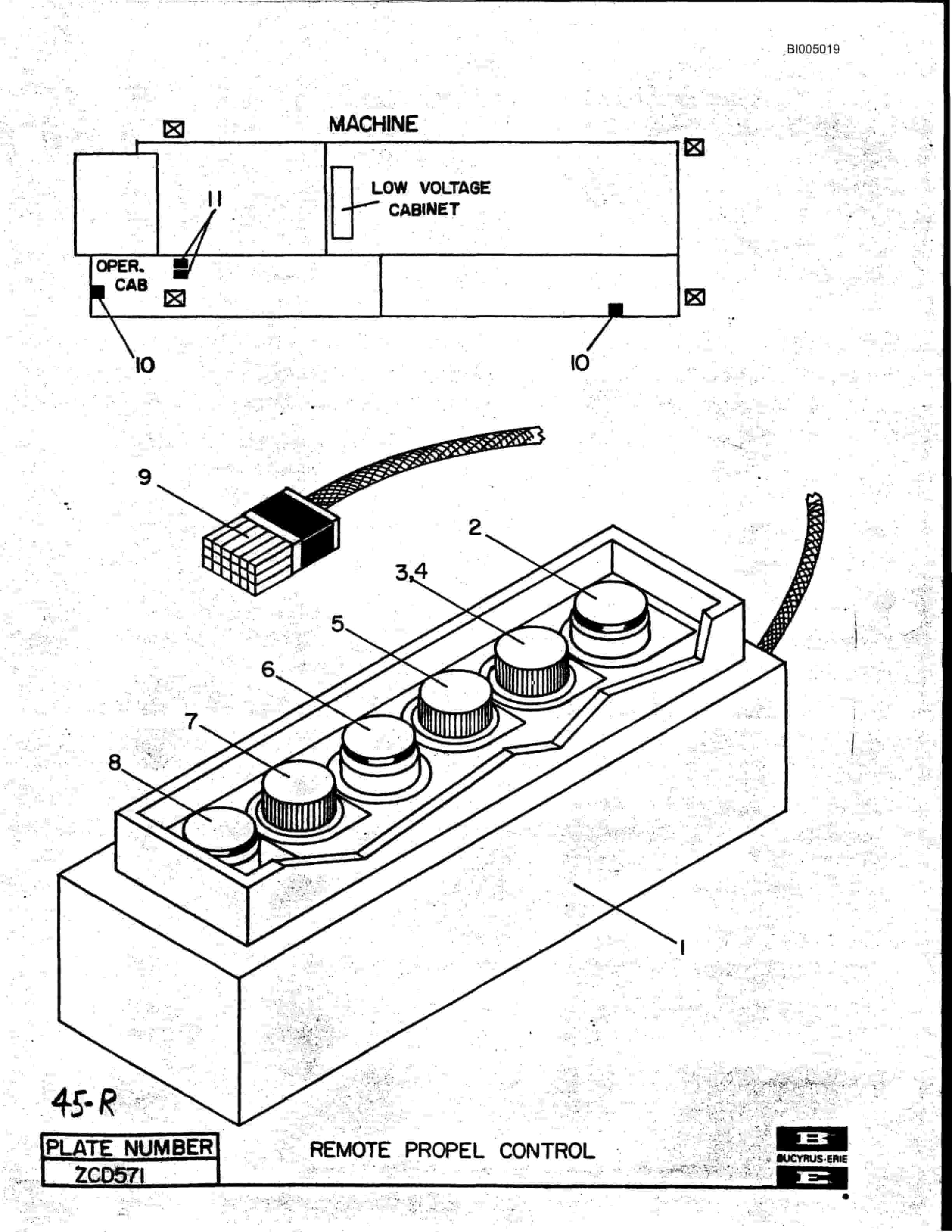 Bucyrus 450R Drill Parts Catalog BI005019-3