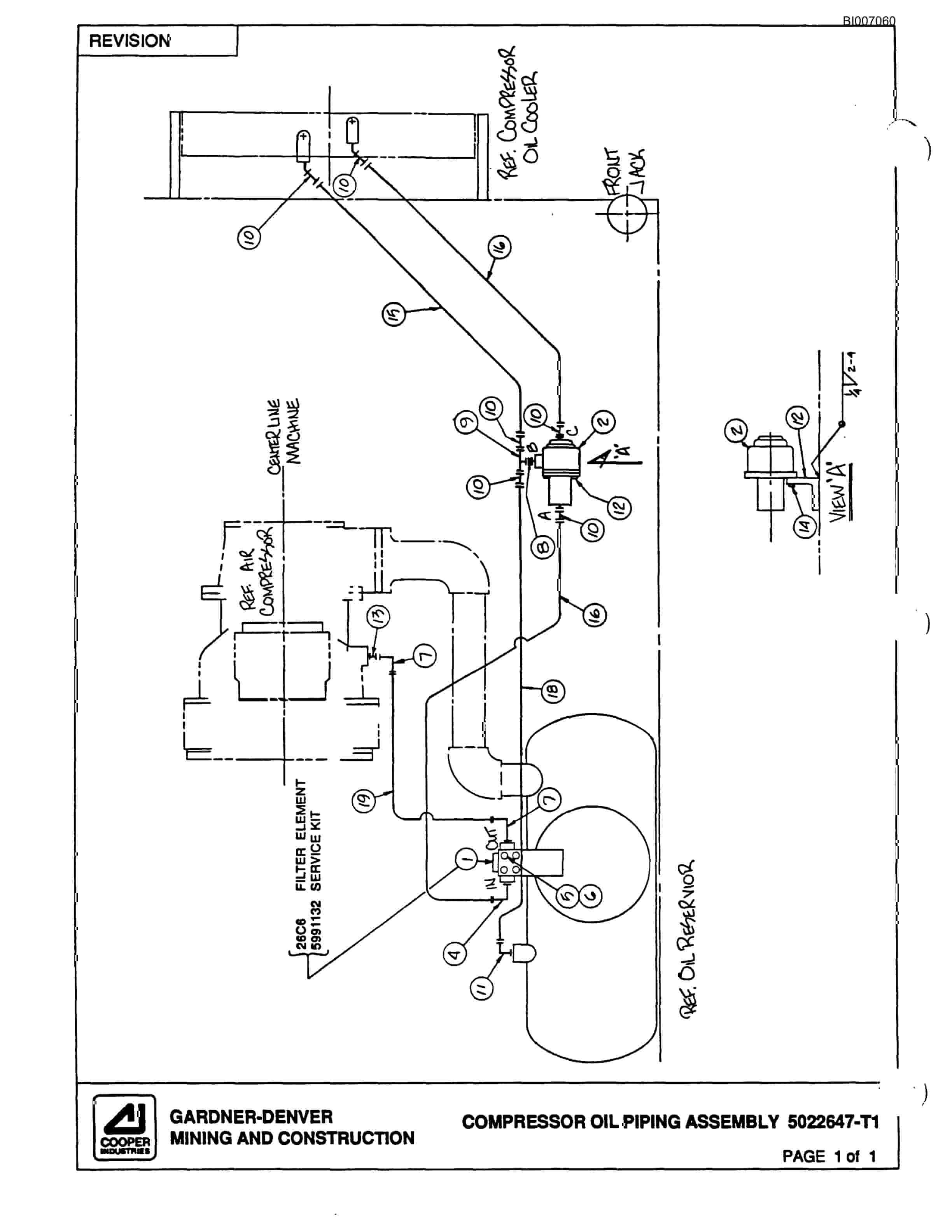 Bucyrus 45B Rotary Blasthole Drill Parts Catalog BI007060-2