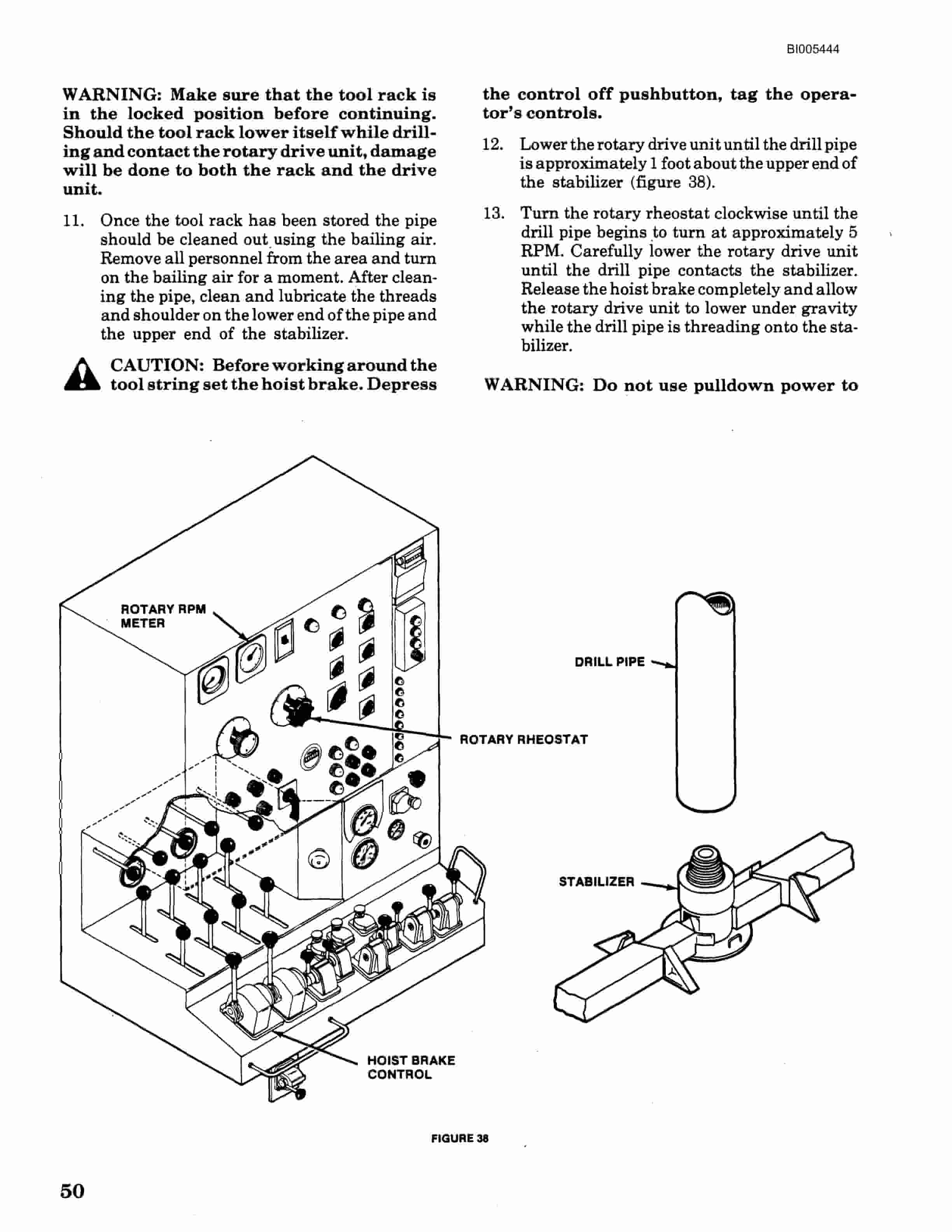 Bucyrus 45R Blast Hole Drill Technical Manual BI005444-5