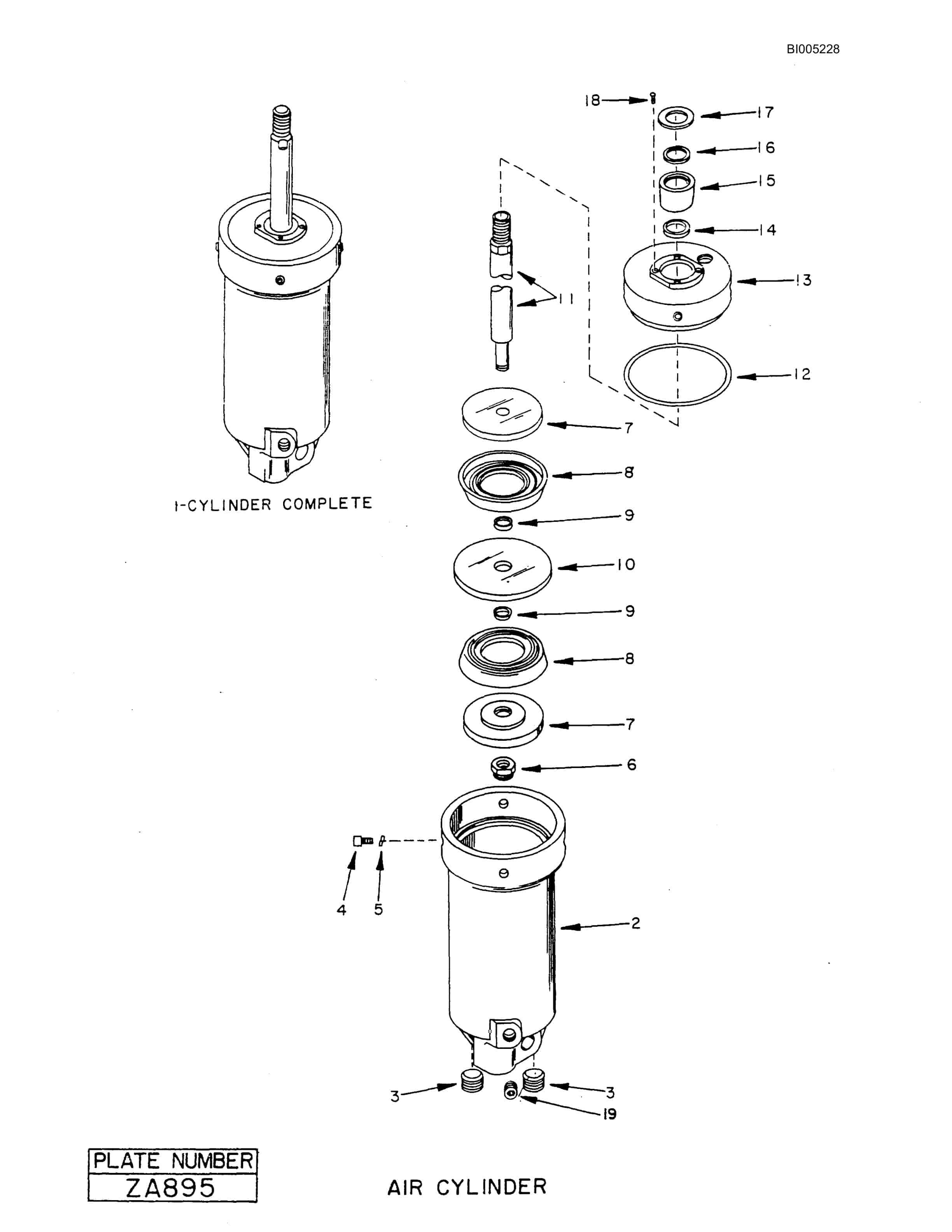 Bucyrus 45R Drill Parts Catalog BI005228-4