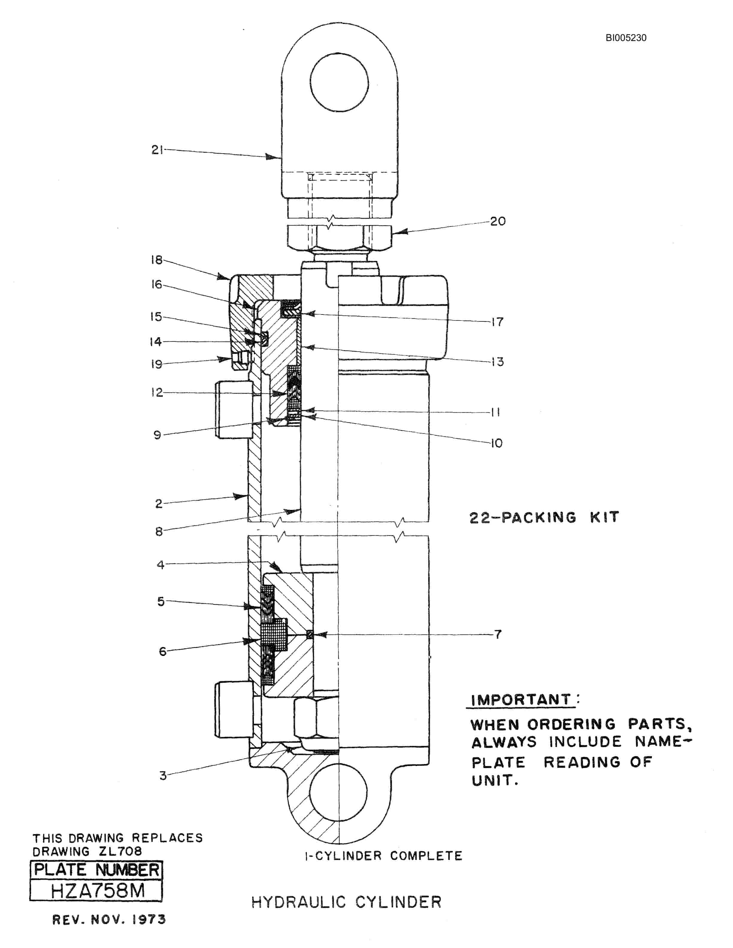 Bucyrus 45R Drill Parts Catalog BI005230-2