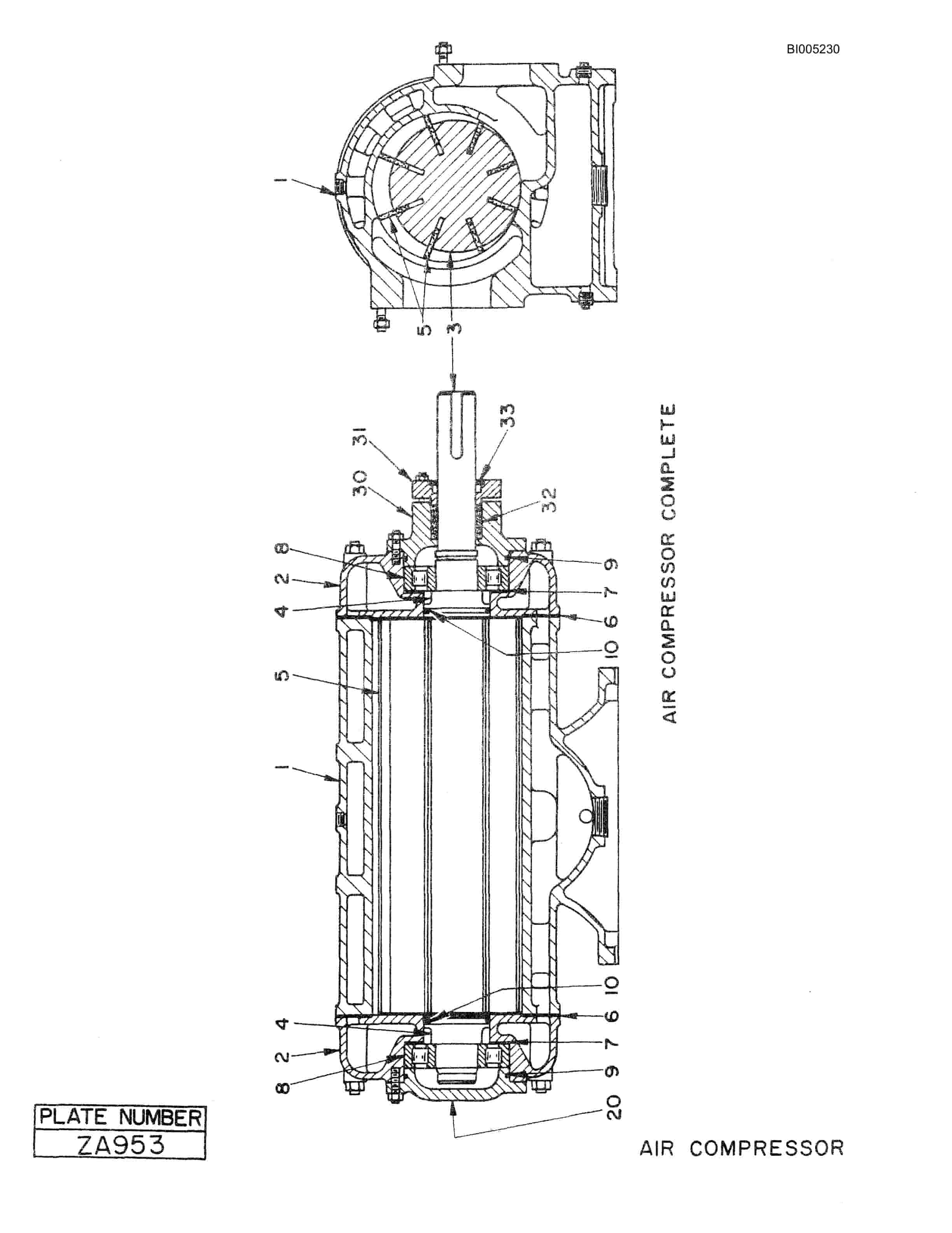 Bucyrus 45R Drill Parts Catalog BI005230-5