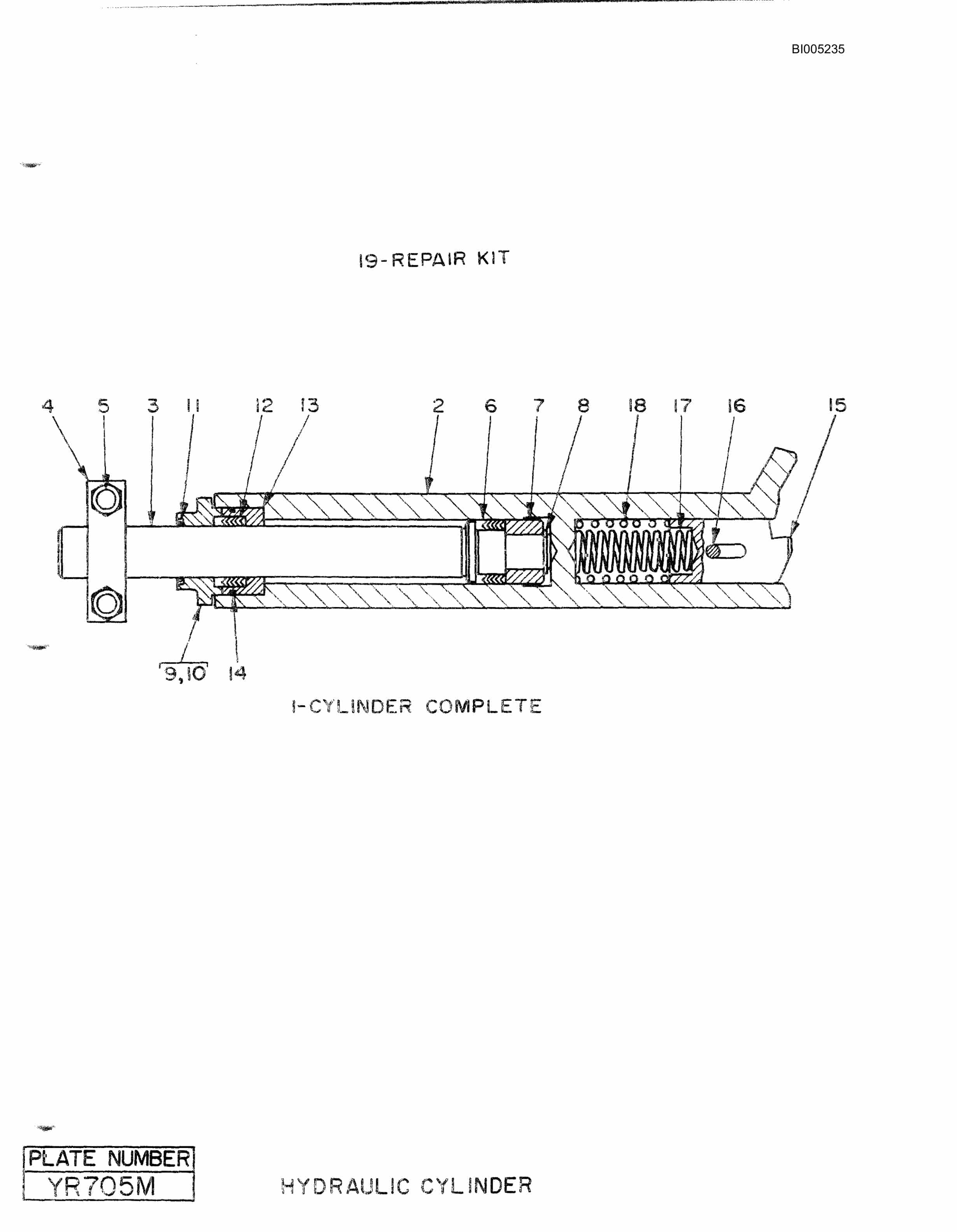 Bucyrus 45R Drill Parts Catalog BI005235-3