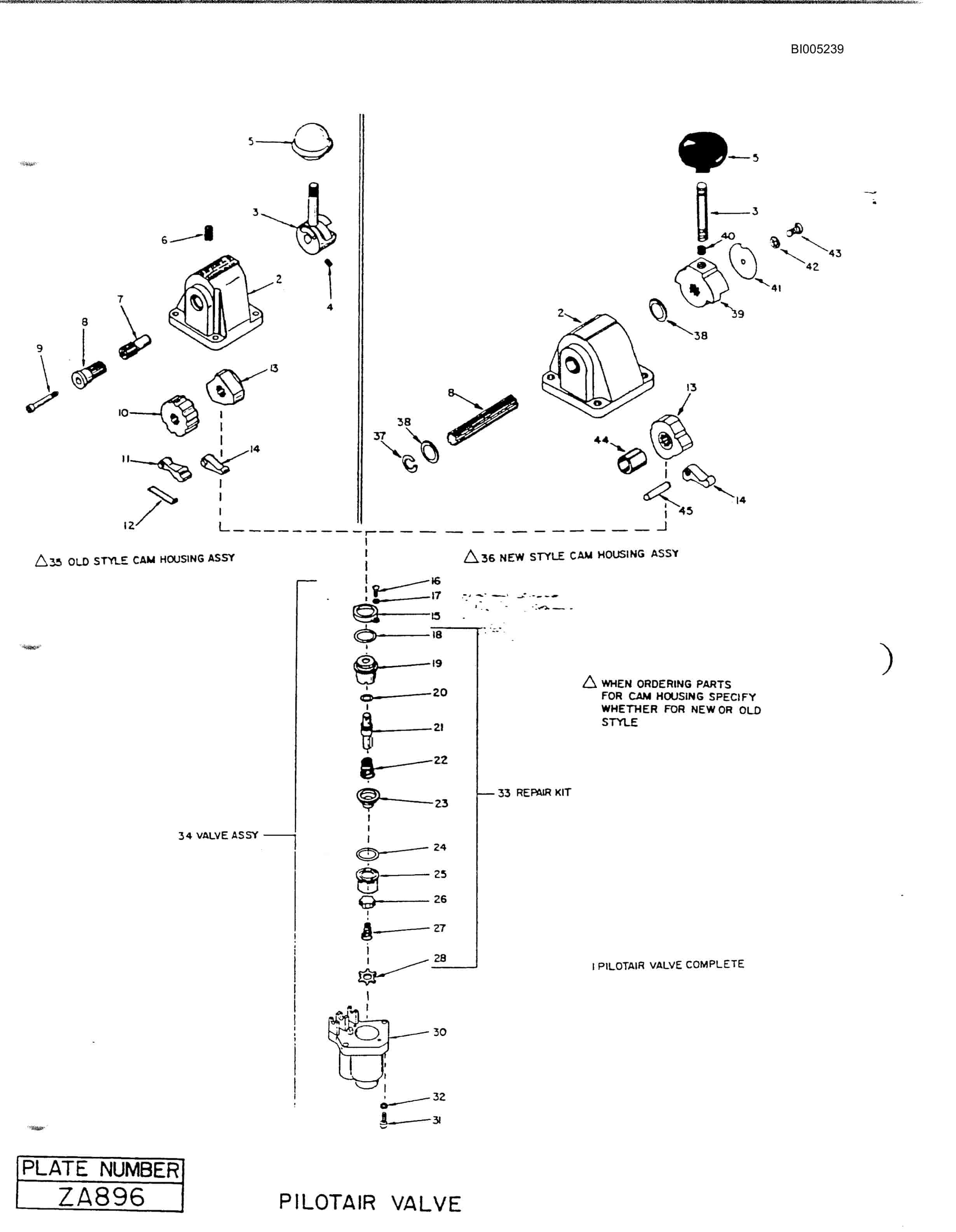 Bucyrus 45R Drill Parts Catalog BI005239-3