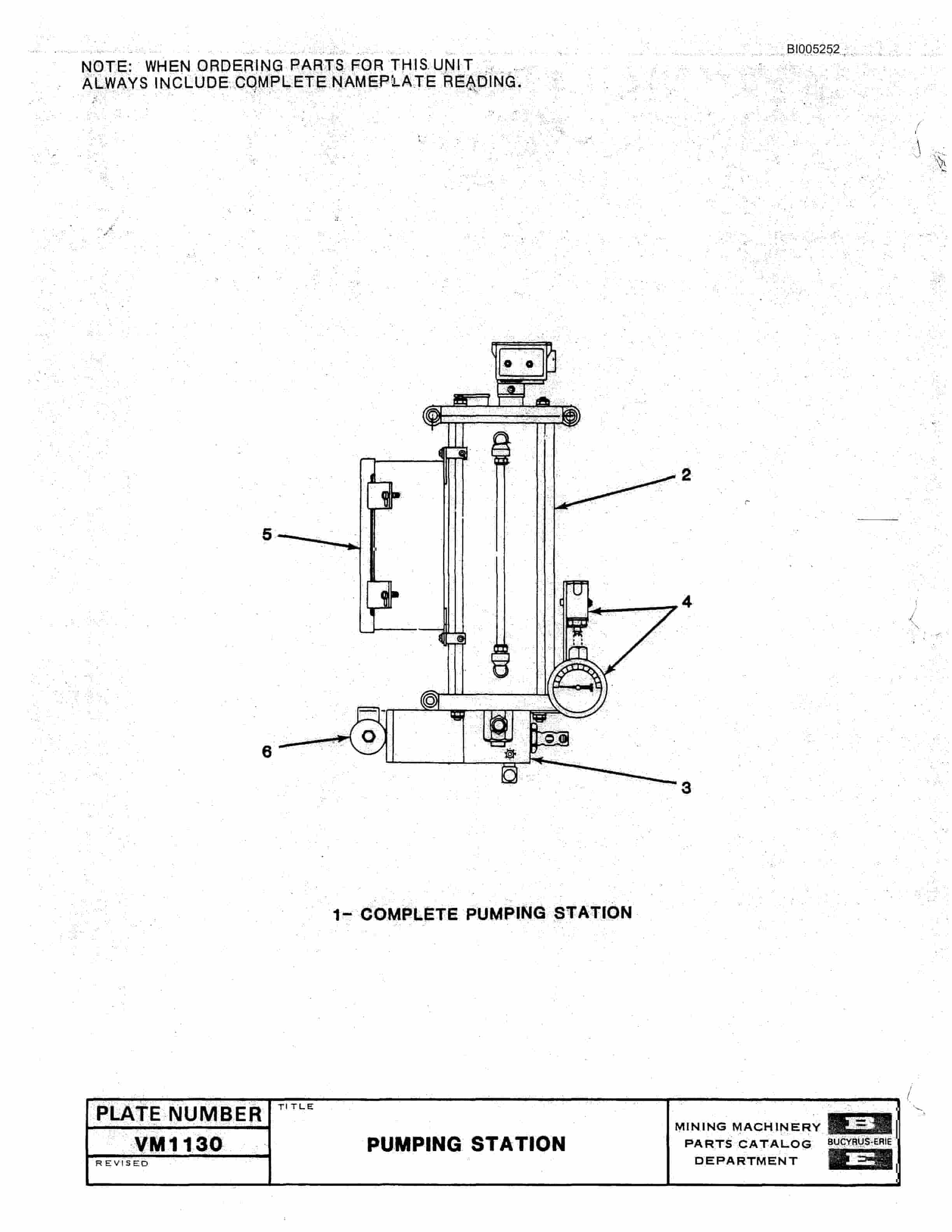 Bucyrus 45R Drill Parts Catalog BI005252-4