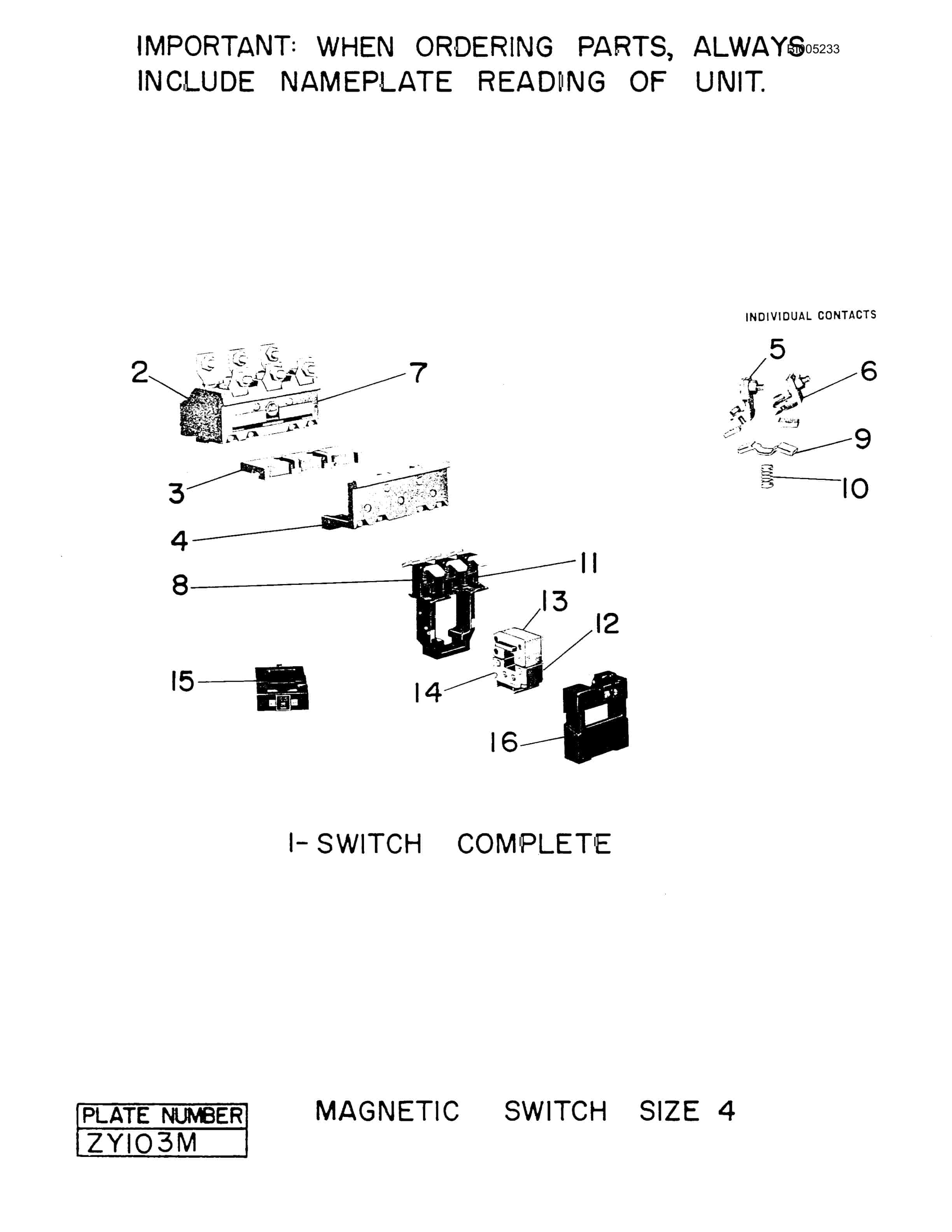 Bucyrus 45R Electric Blast Hole Drill Parts Catalog BI005233-3