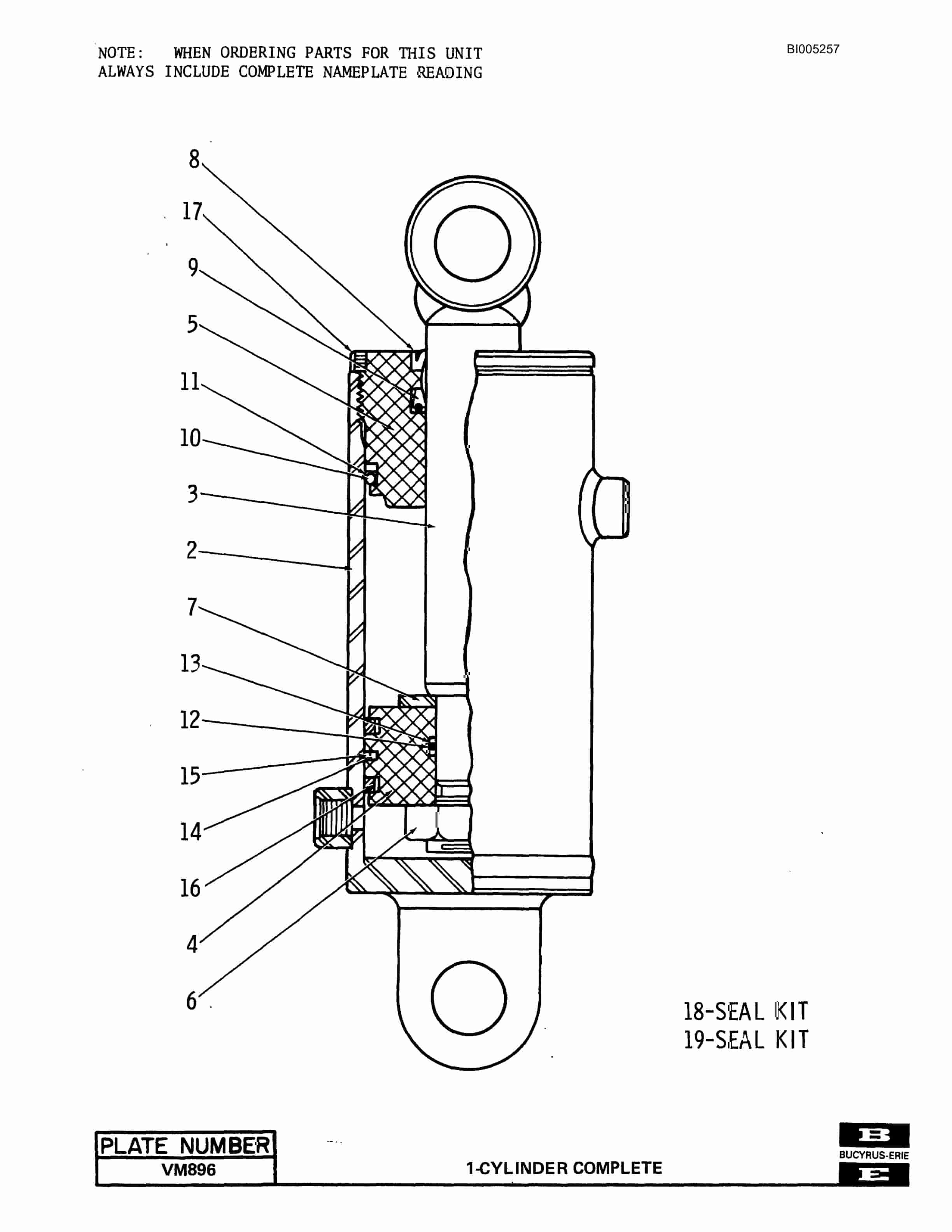 Bucyrus 47R Drill Parts Catalog BI005257-2