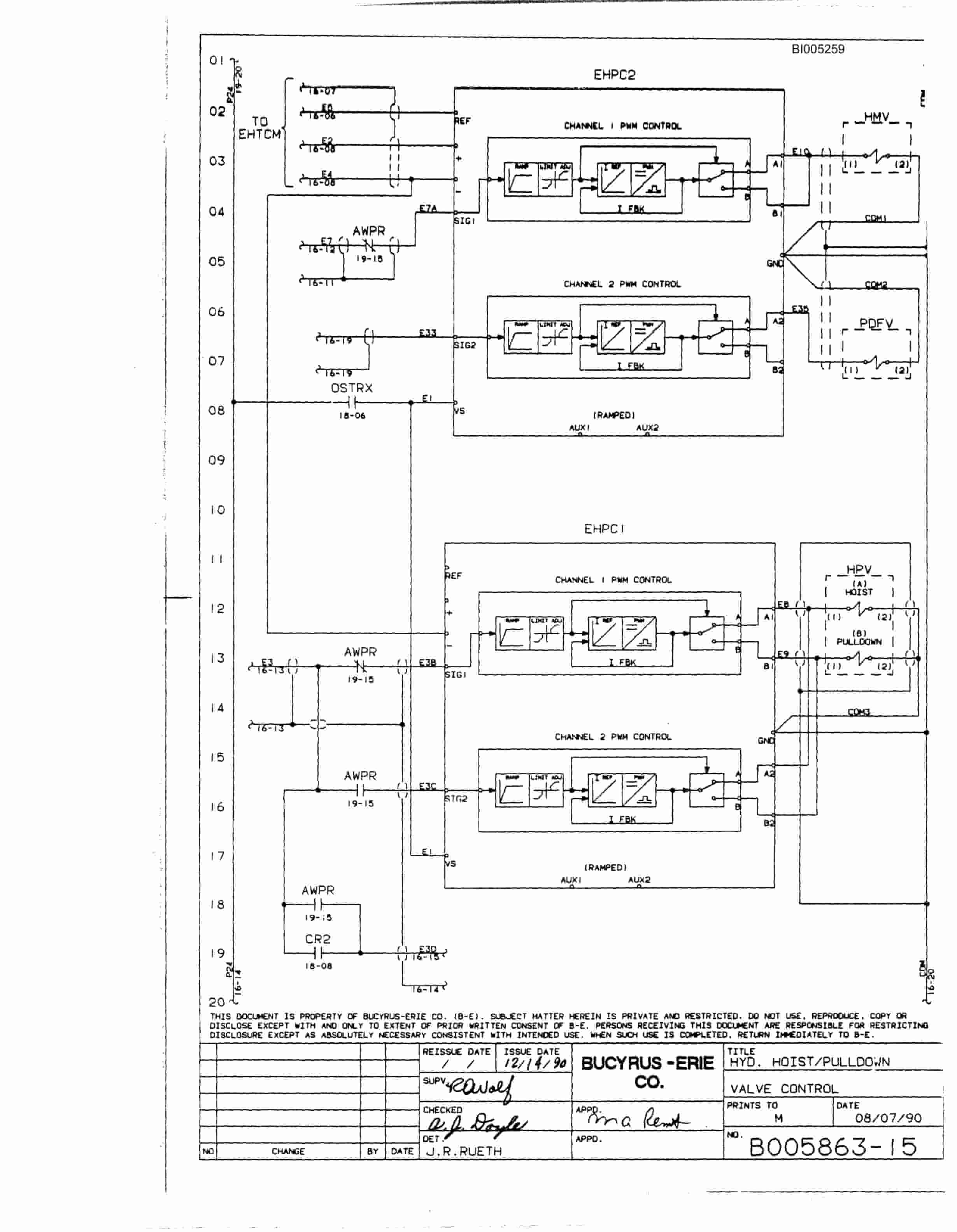 Bucyrus 47R Drill Parts Catalog BI005259-5