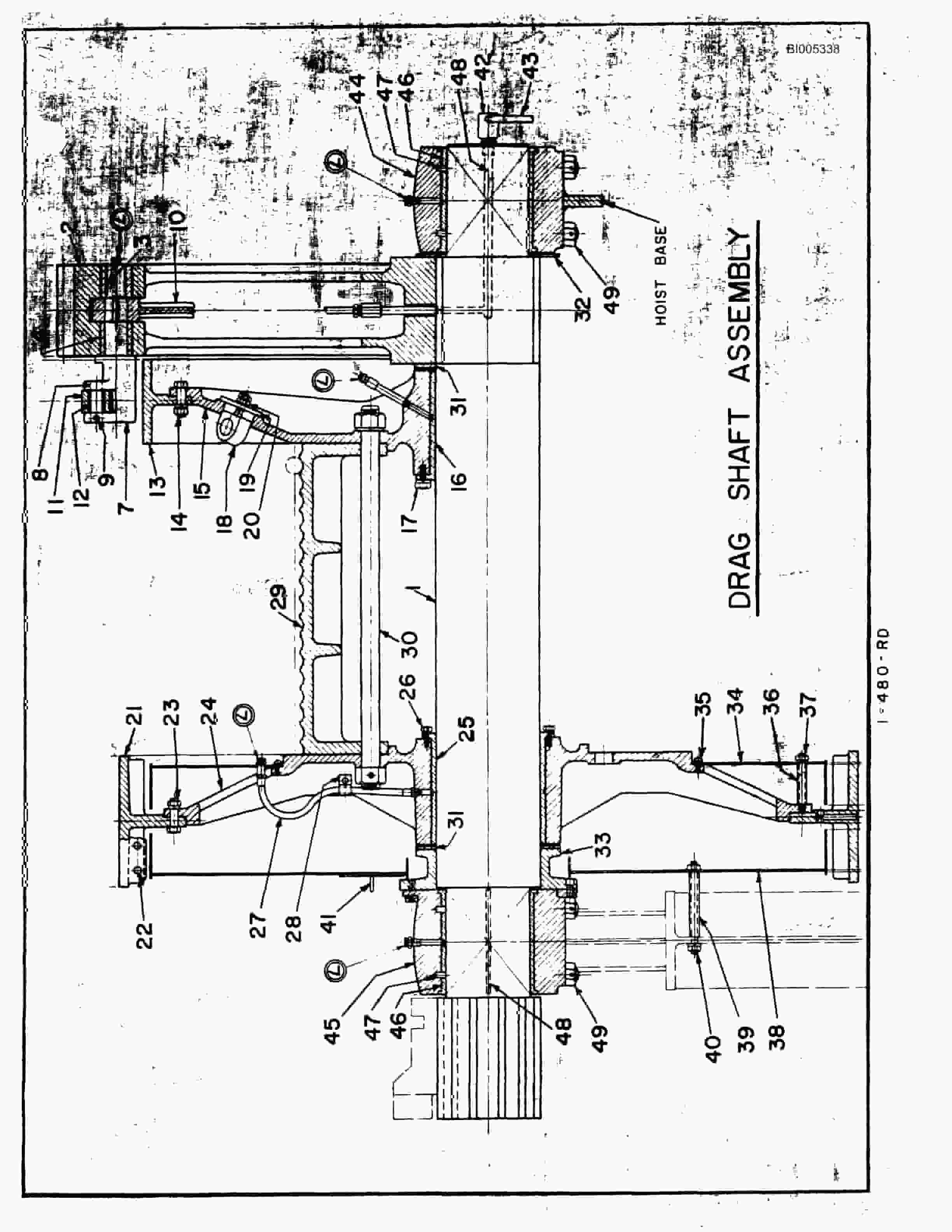 Bucyrus 480W Walking Dragline Parts Catalog BI005338-2