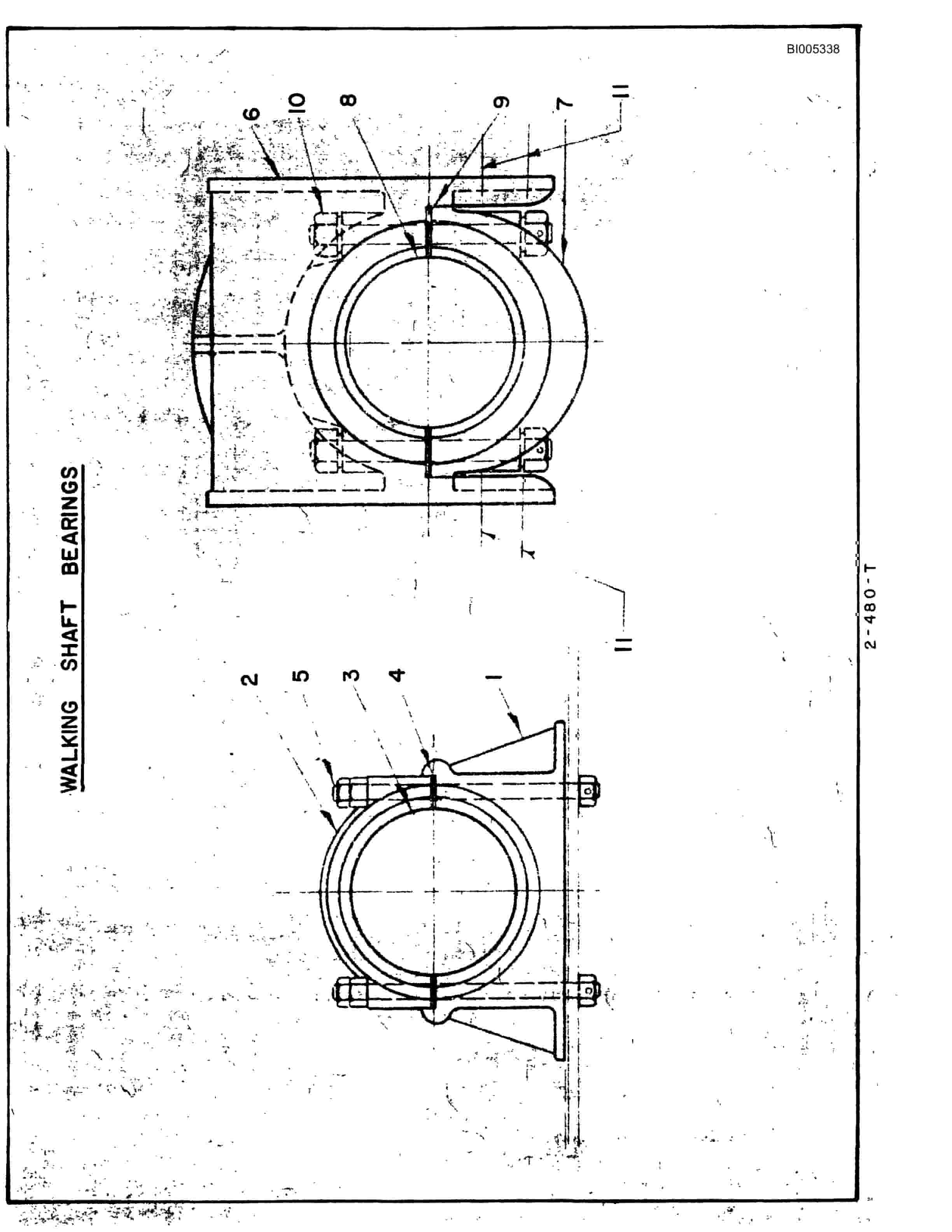 Bucyrus 480W Walking Dragline Parts Catalog BI005338-5