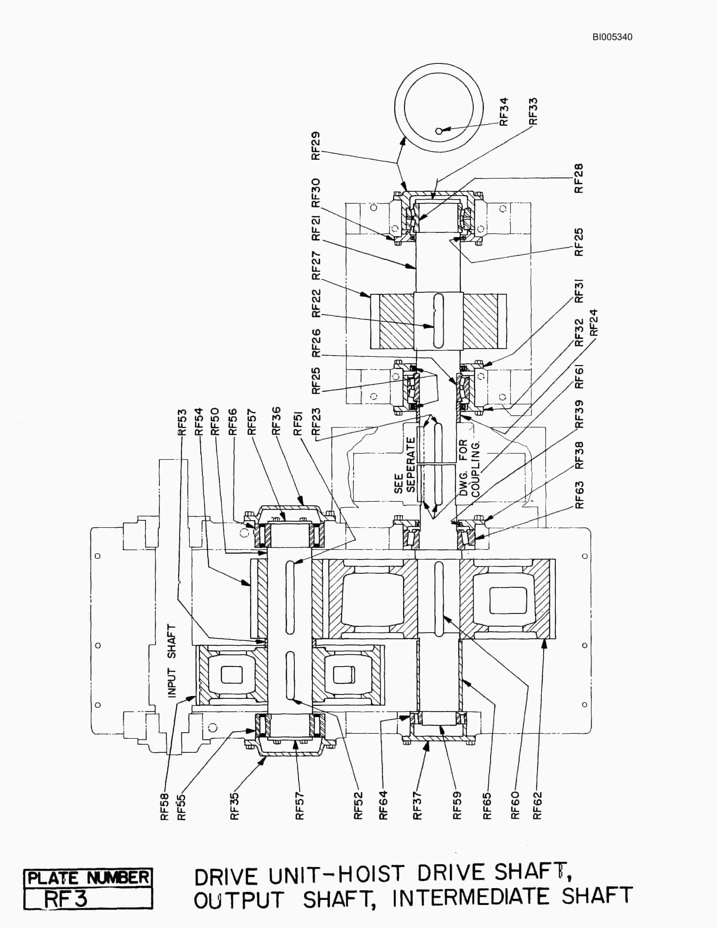 Bucyrus 480W Walking Dragline Parts Catalog BI005340-3