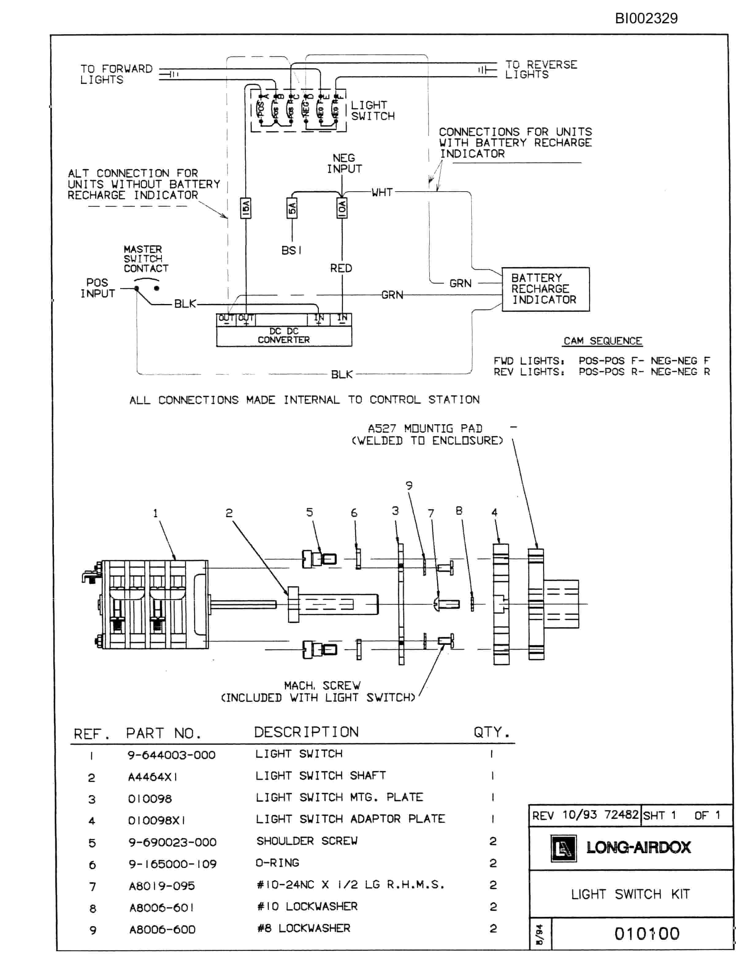 Bucyrus 482 Parts Catalog BI002329-2