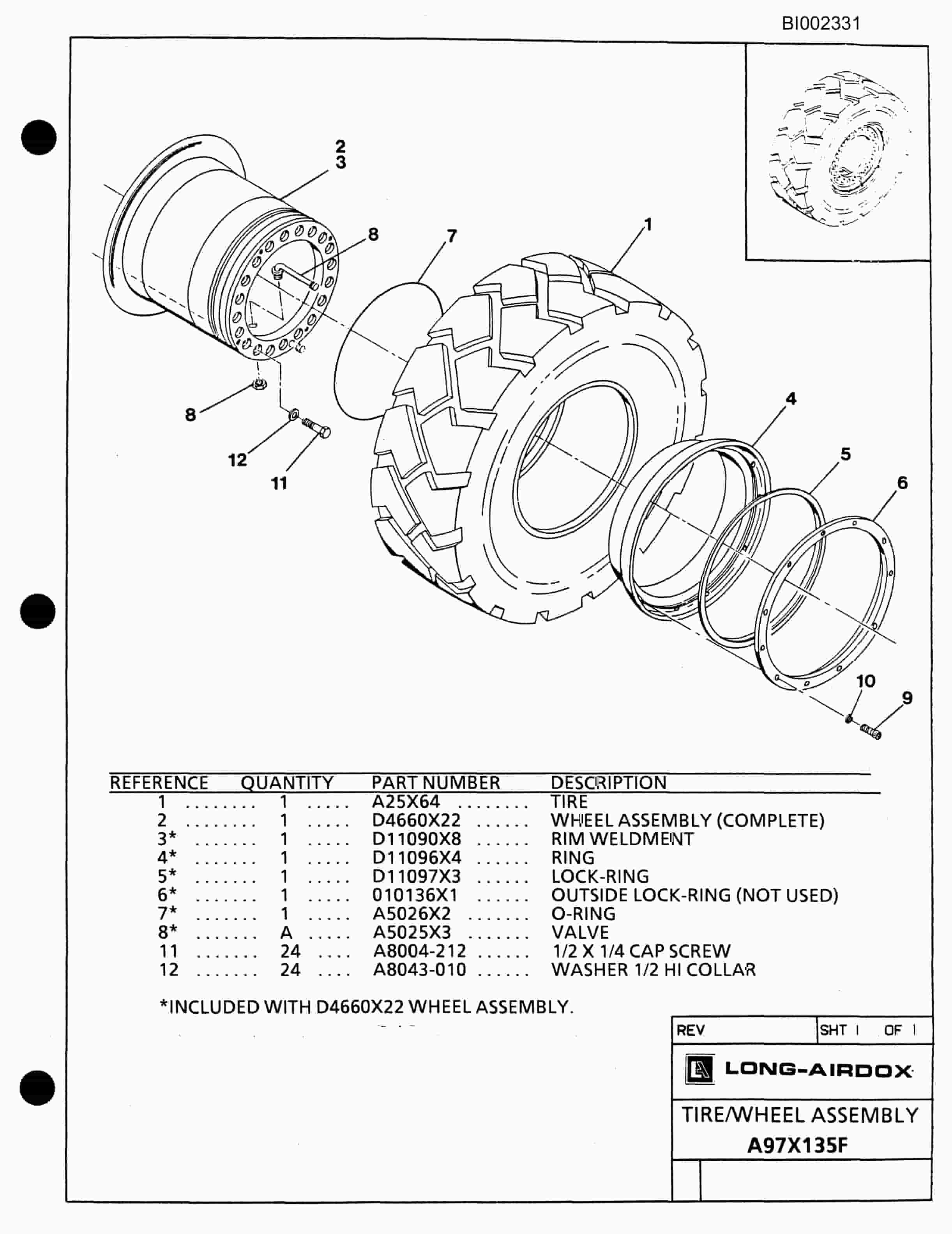 Bucyrus 482 Parts Catalog BI002331-5