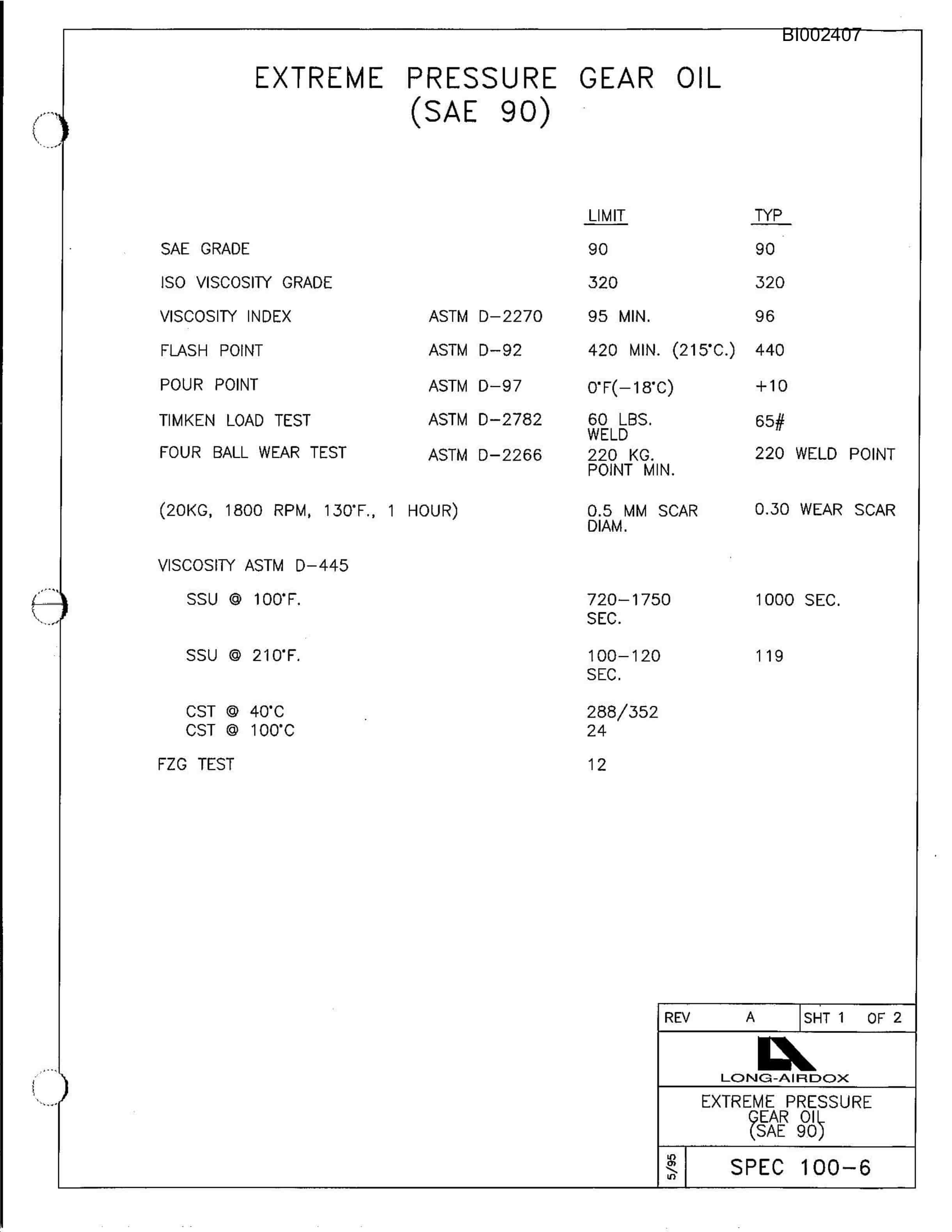 Bucyrus 488-6LA Parts Catalog BI002407-5