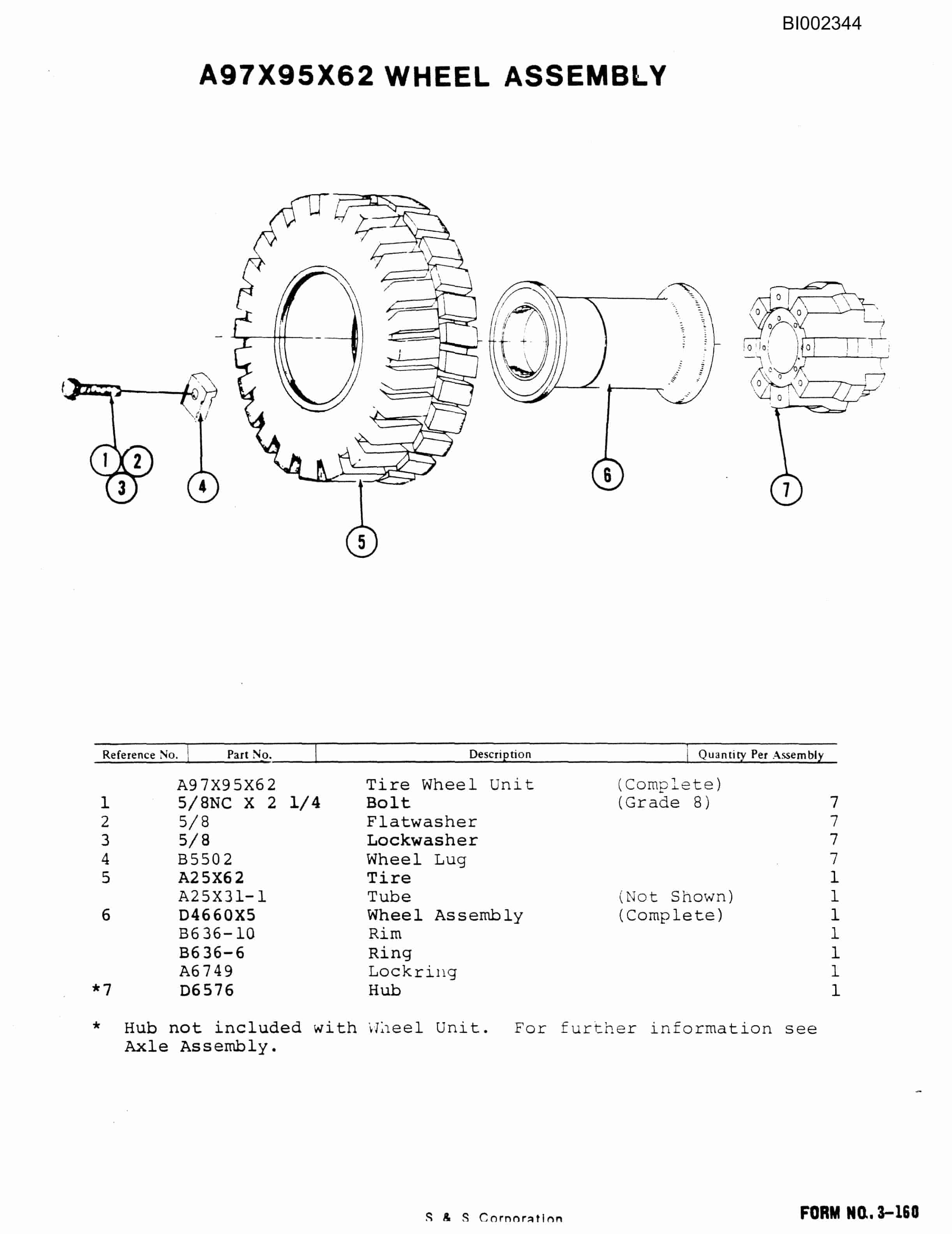 Bucyrus 488 Parts Catalog BI002344-3