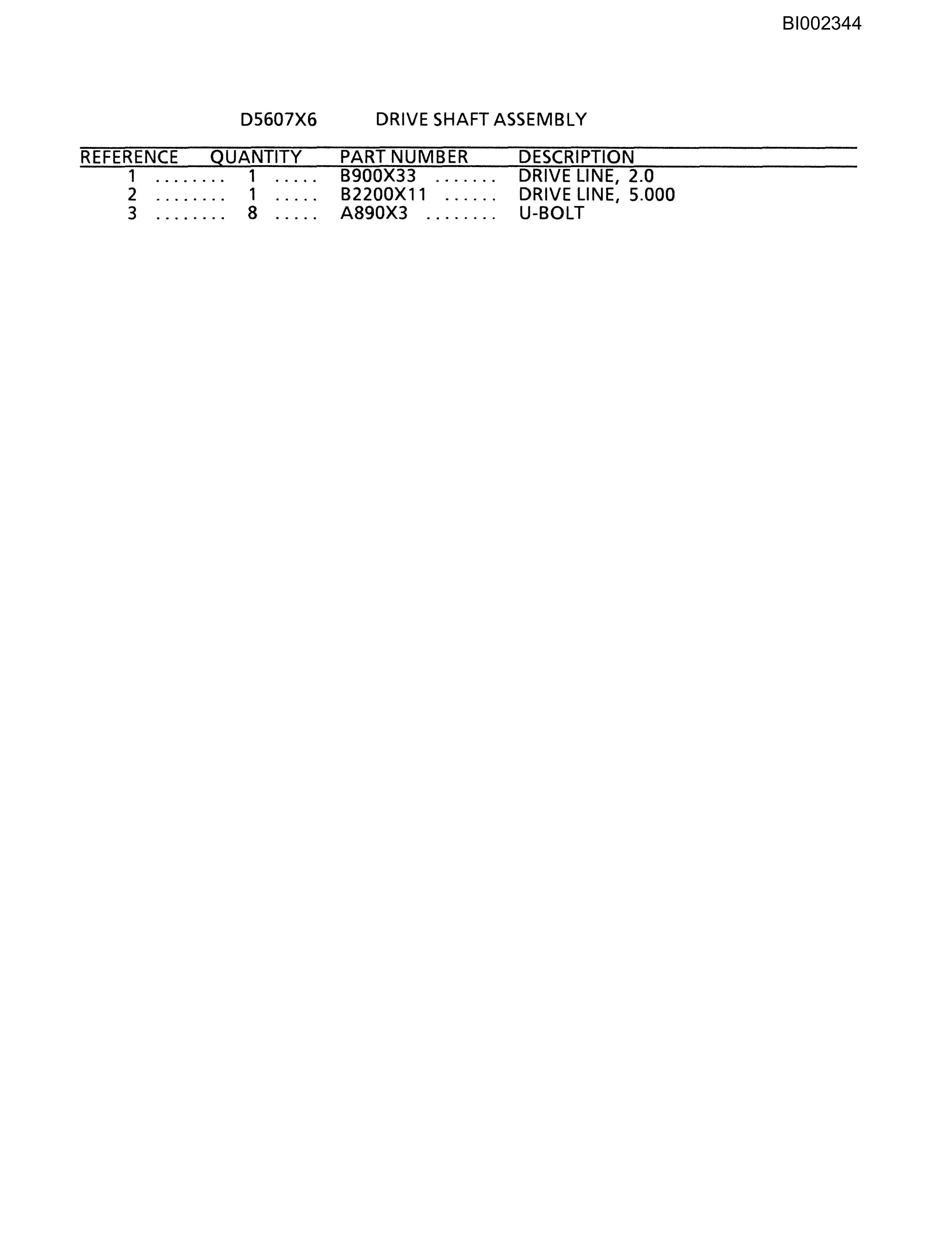 Bucyrus 488 Parts Catalog BI002344-4
