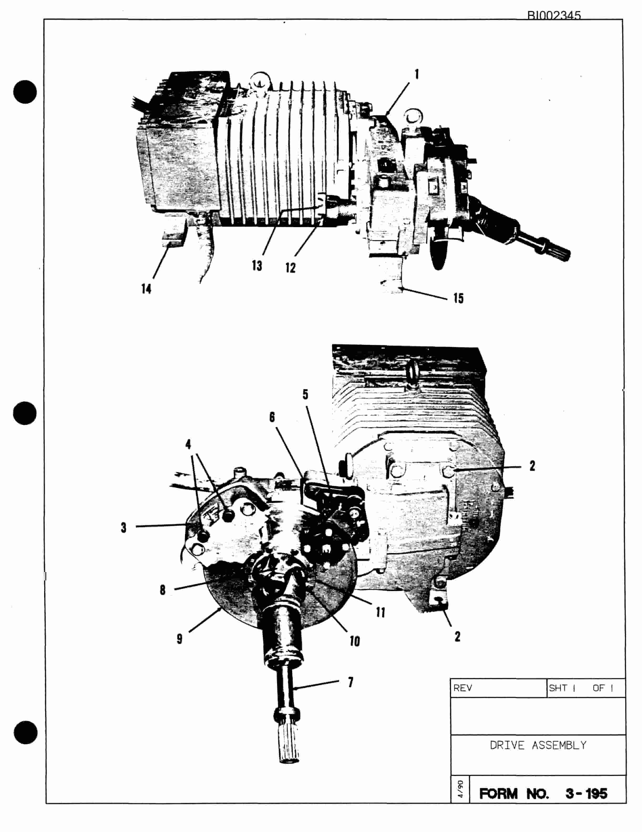 Bucyrus 488 Parts Catalog BI002345-4