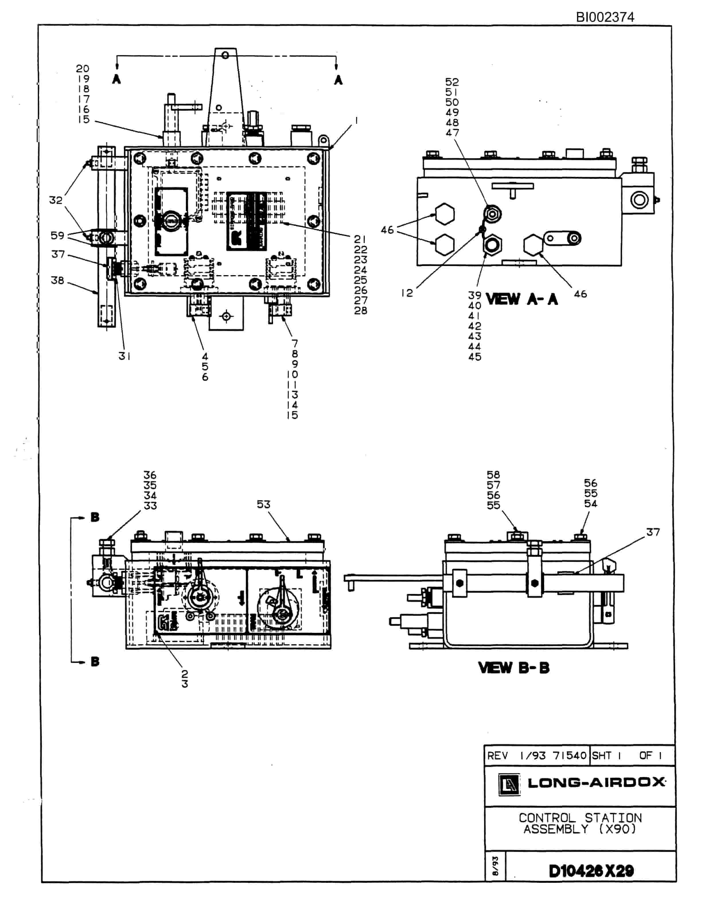 Bucyrus 488 Parts Catalog BI002374-2