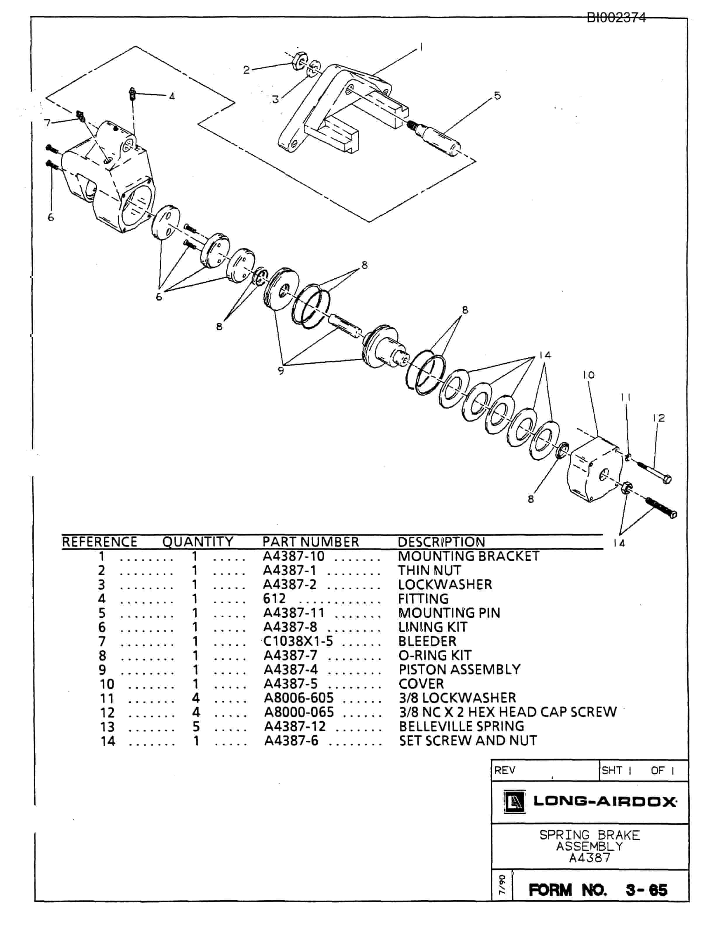 Bucyrus 488 Parts Catalog BI002374-3