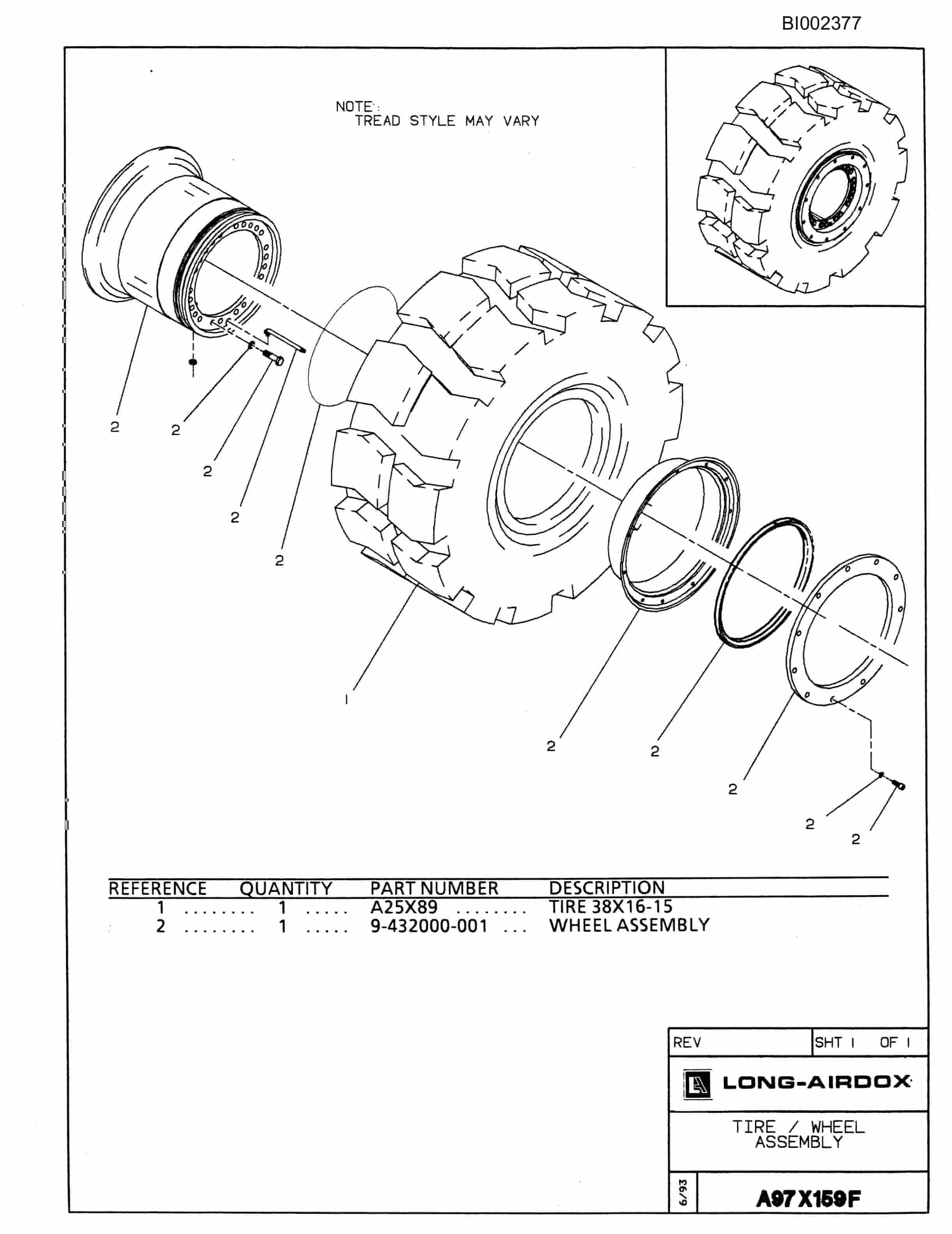 Bucyrus 488 Parts Catalog BI002377-5