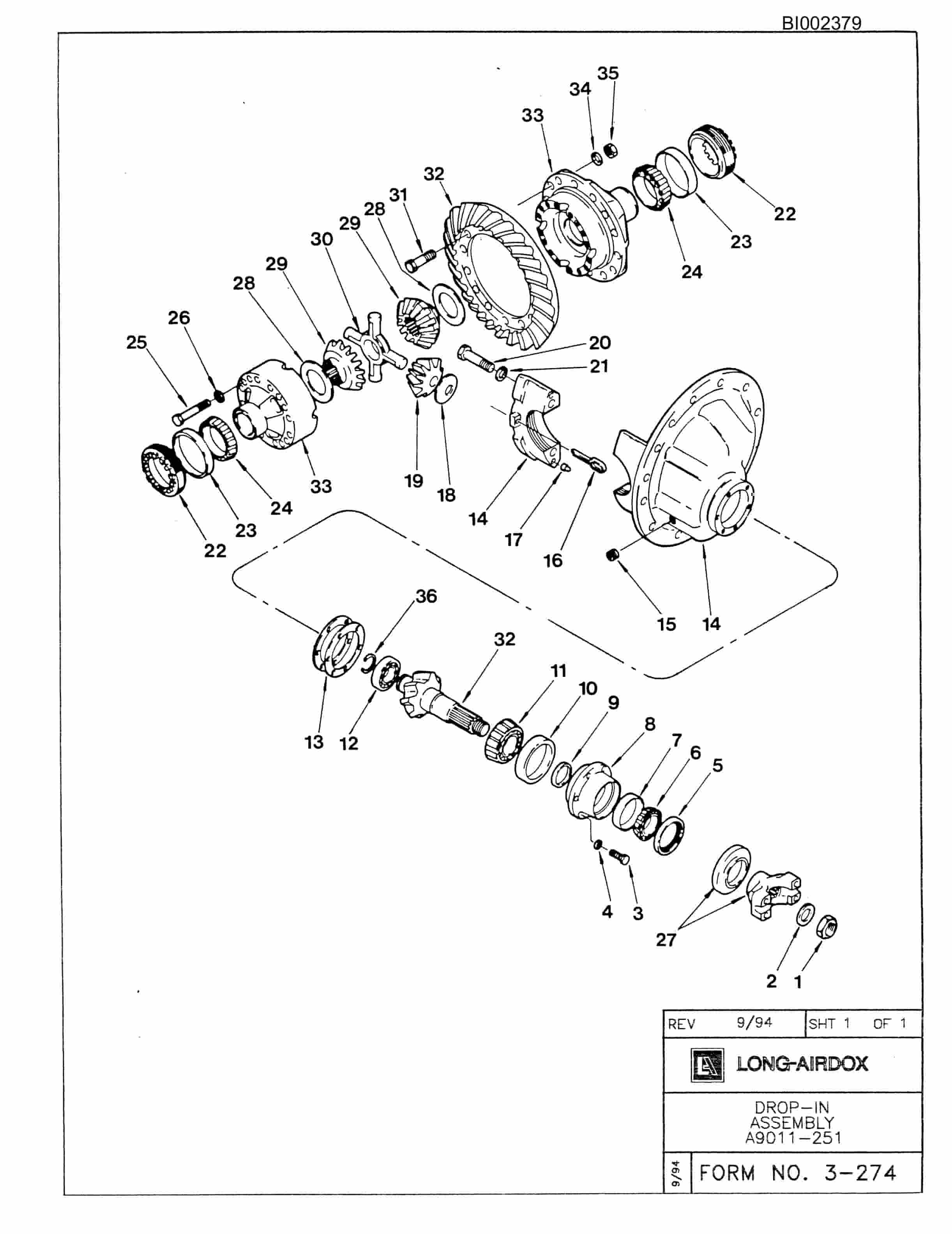 Bucyrus 488 Parts Catalog BI002379-5