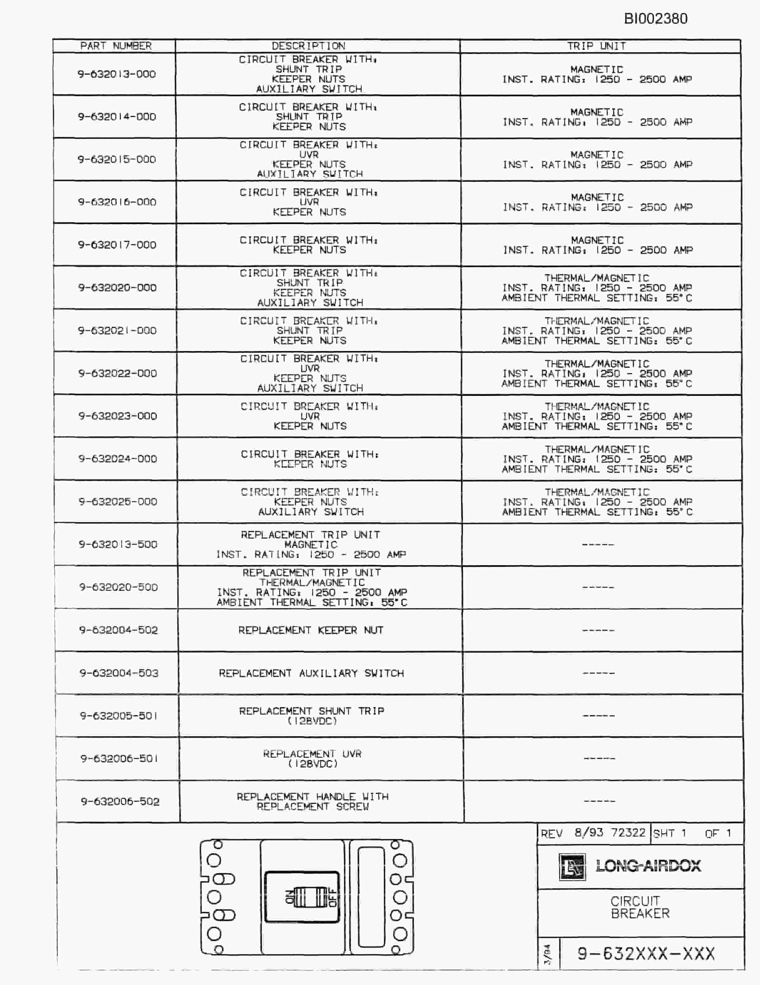 Bucyrus 488 Parts Catalog BI002380-2