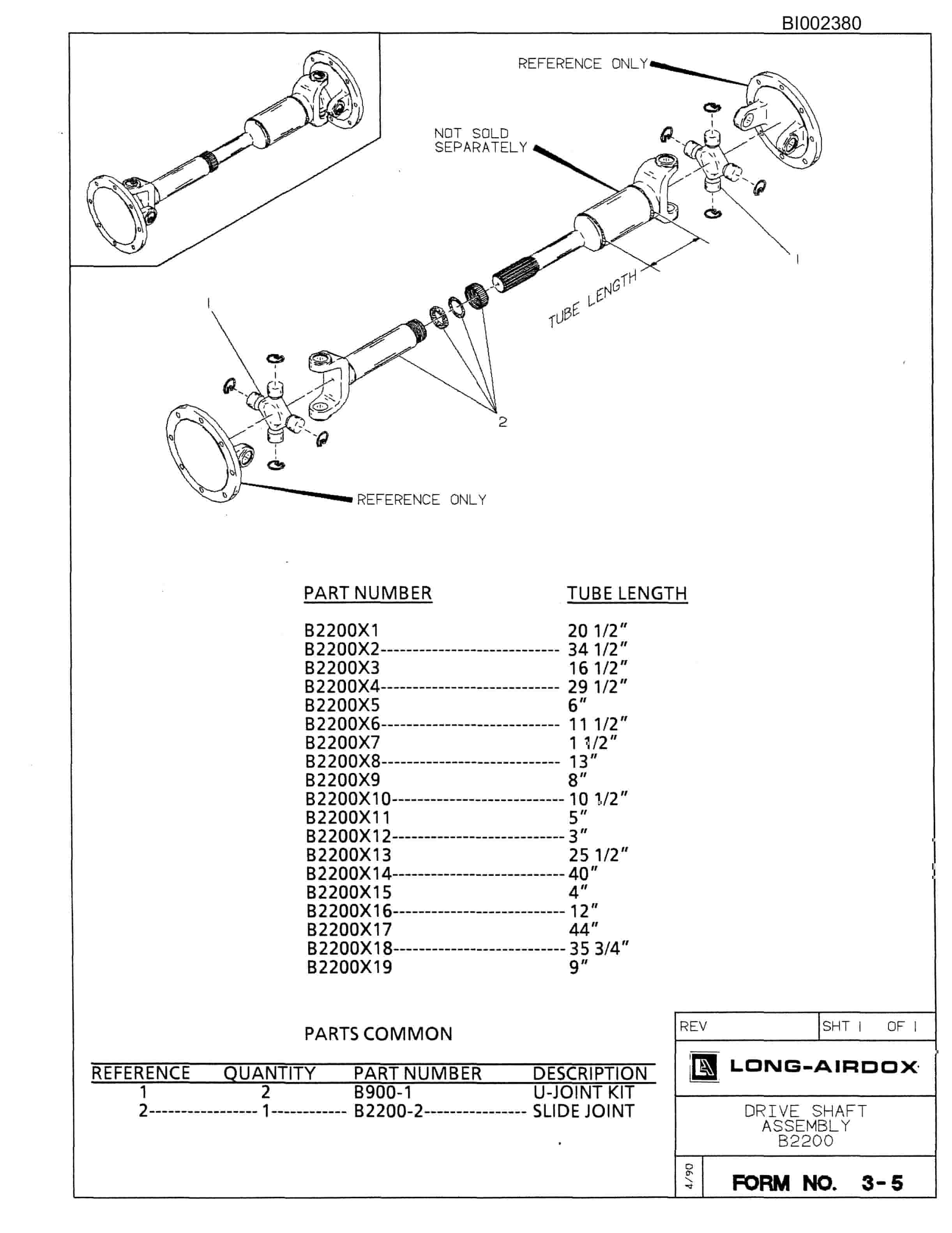 Bucyrus 488 Parts Catalog BI002380-4