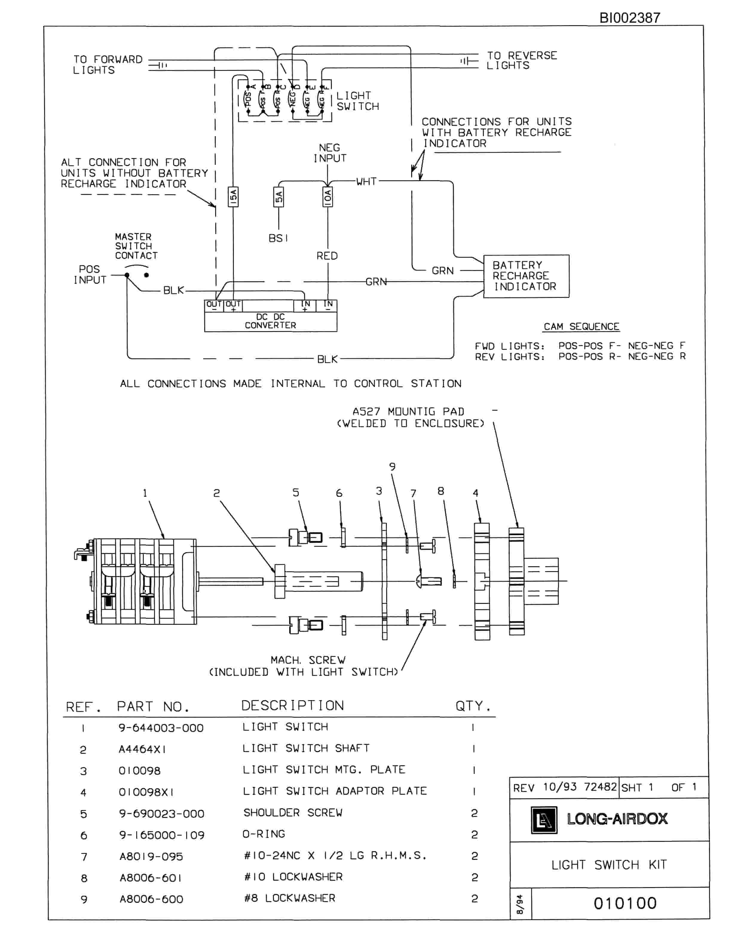 Bucyrus 488 Parts Catalog BI002387-2