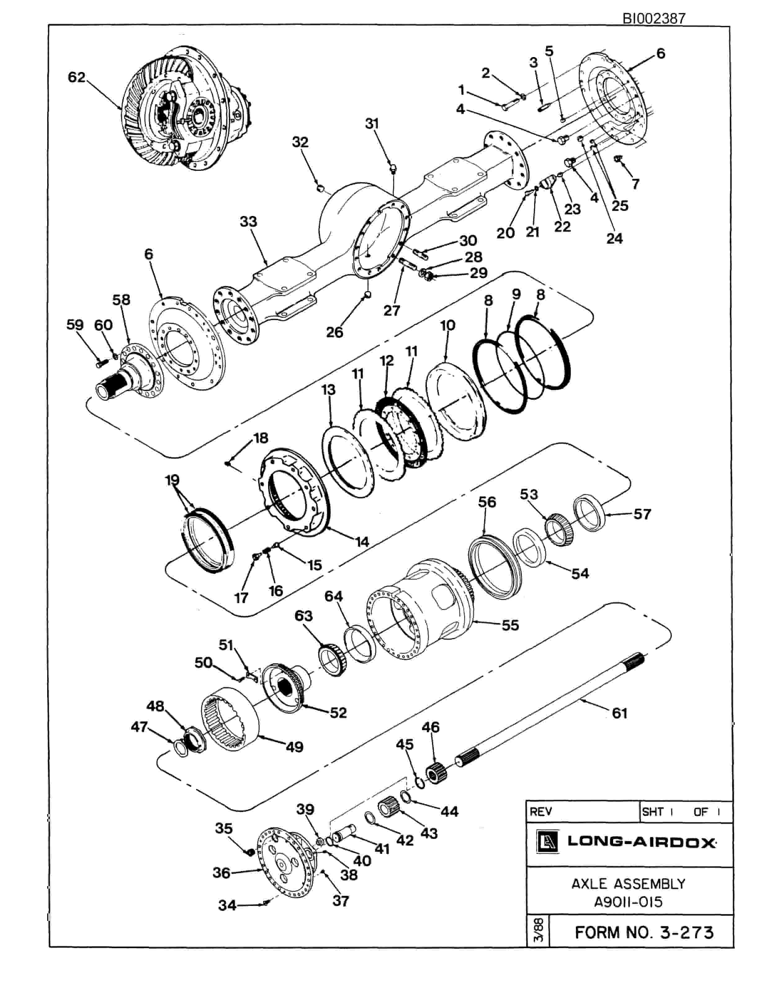 Bucyrus 488 Parts Catalog BI002387-4