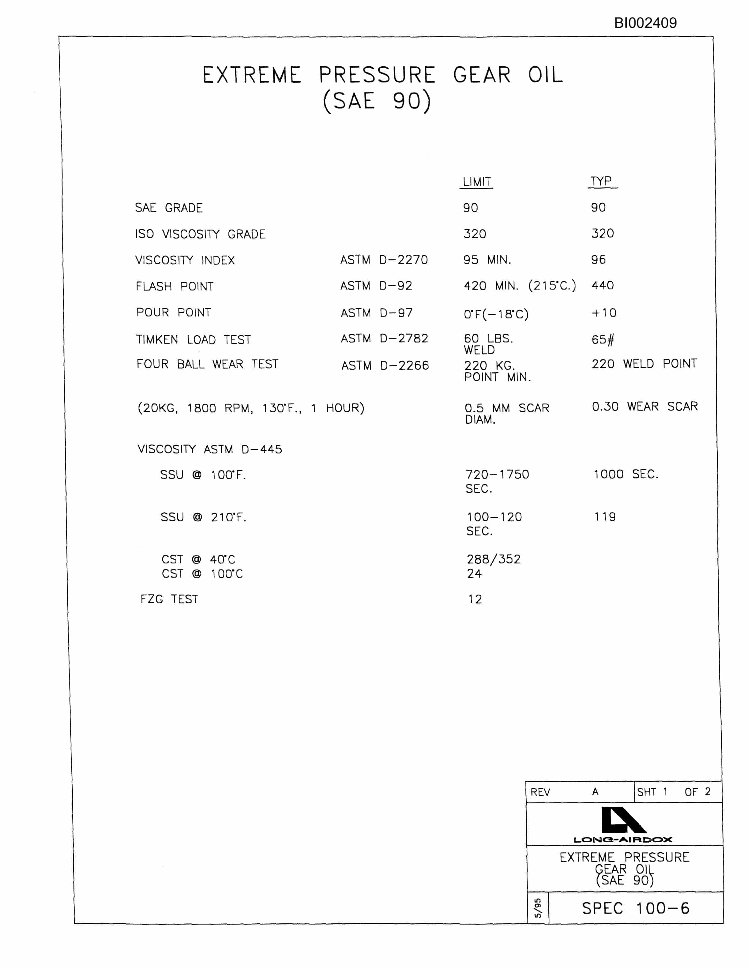 Bucyrus 488 Parts Catalog BI002409-4