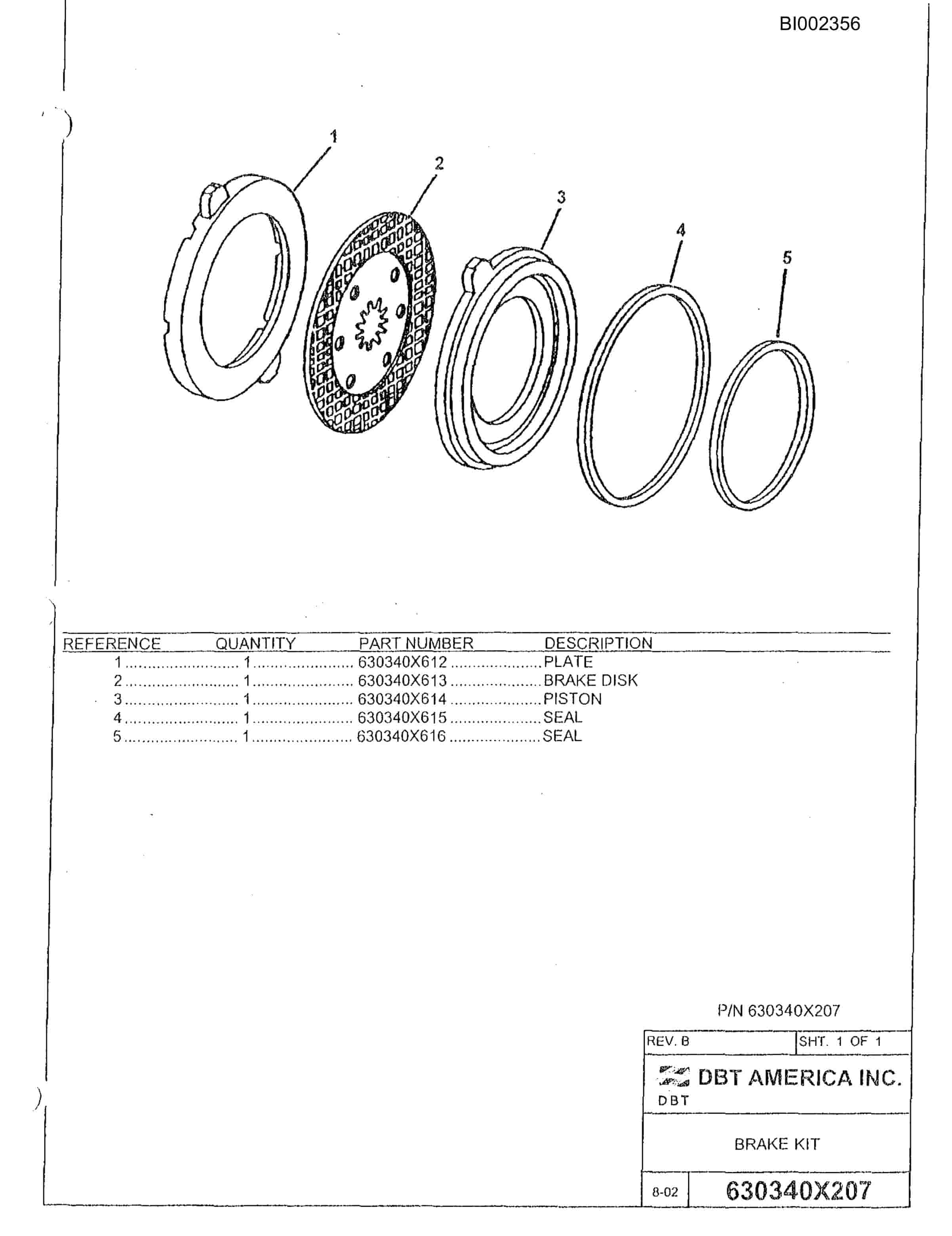 Bucyrus 488 UN-A-TRAC Parts Catalog BI002356-2