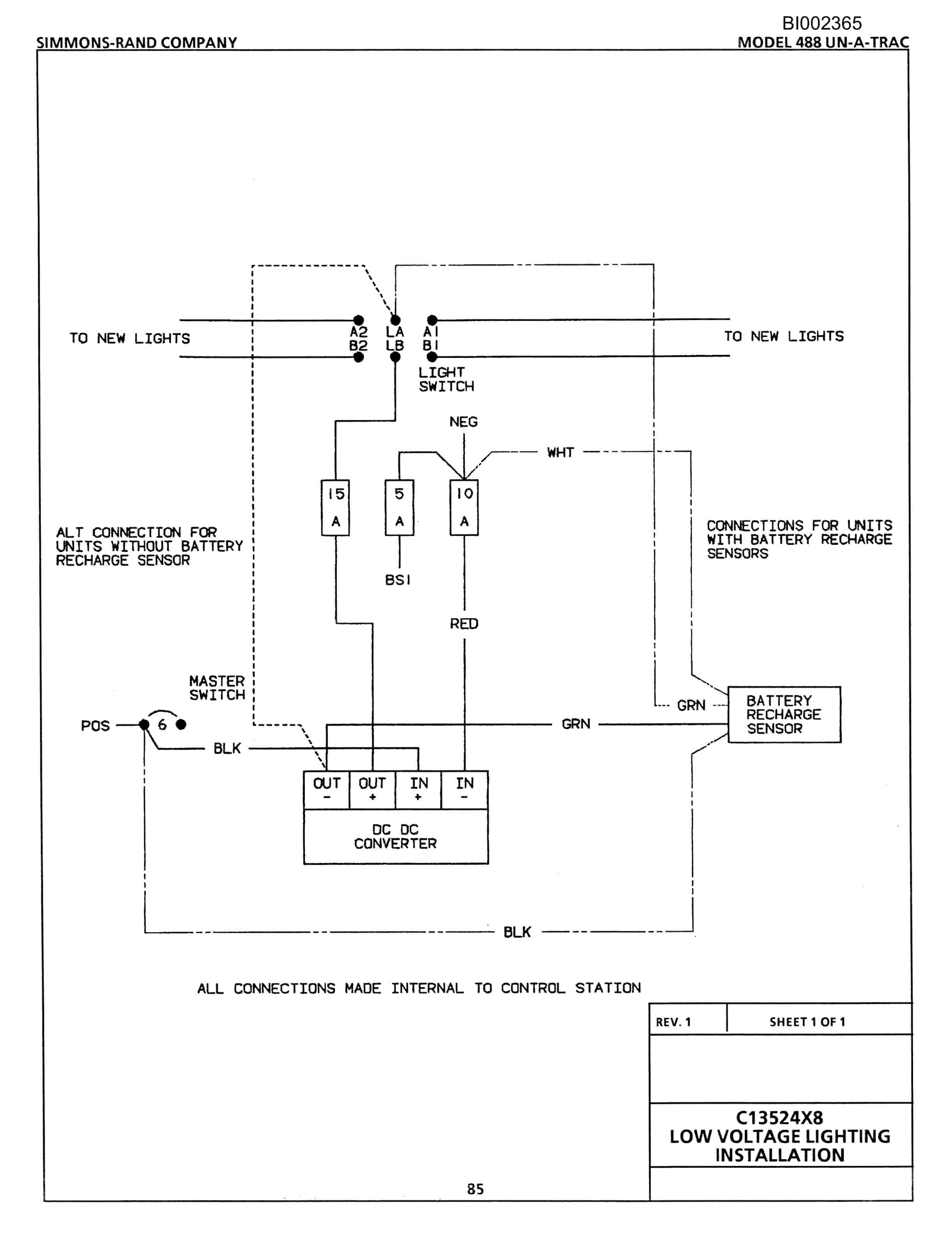 Bucyrus 488 X 90-2200 Parts Catalog BI002365-3
