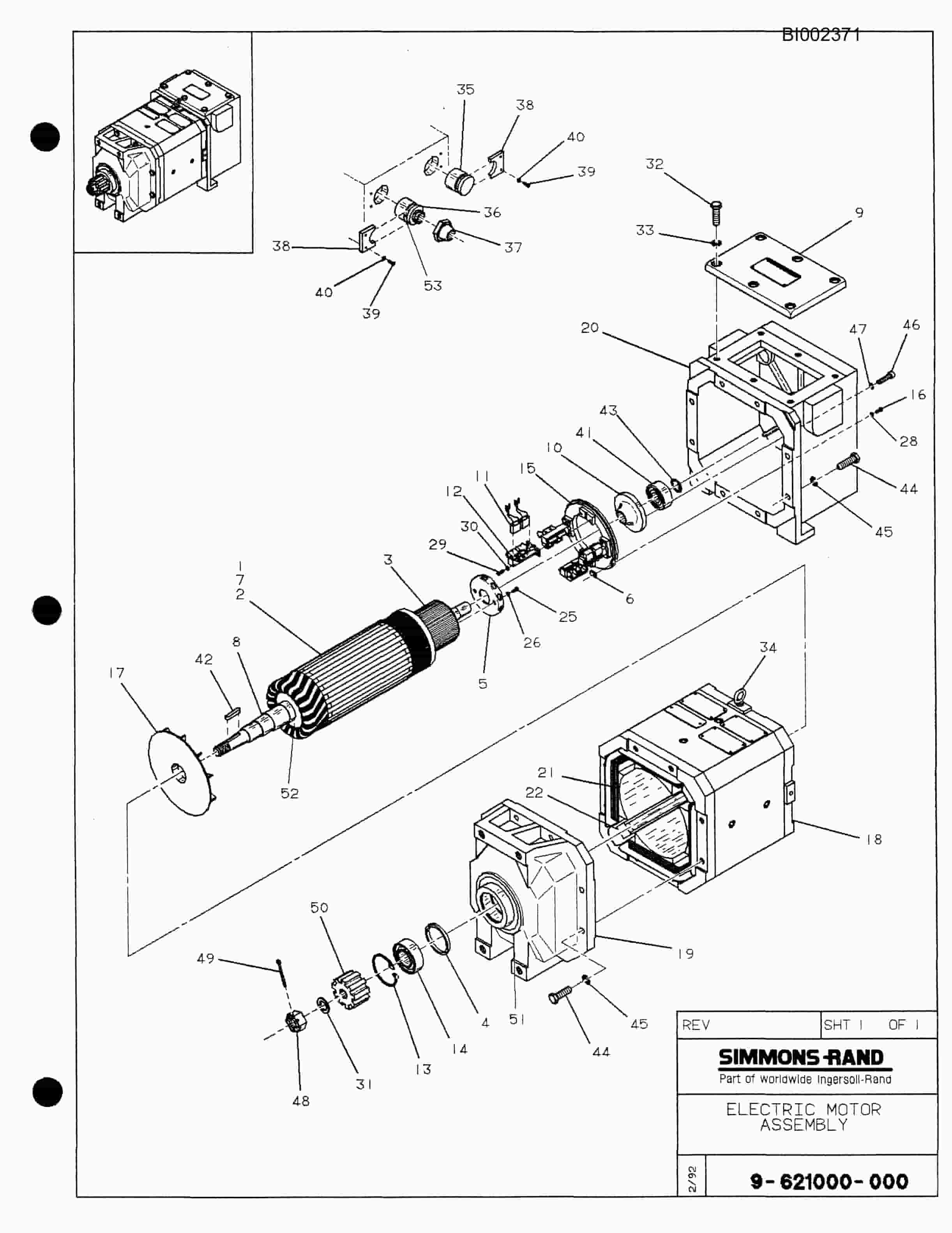 Bucyrus 488 X 90 Parts Catalog BI002371-2