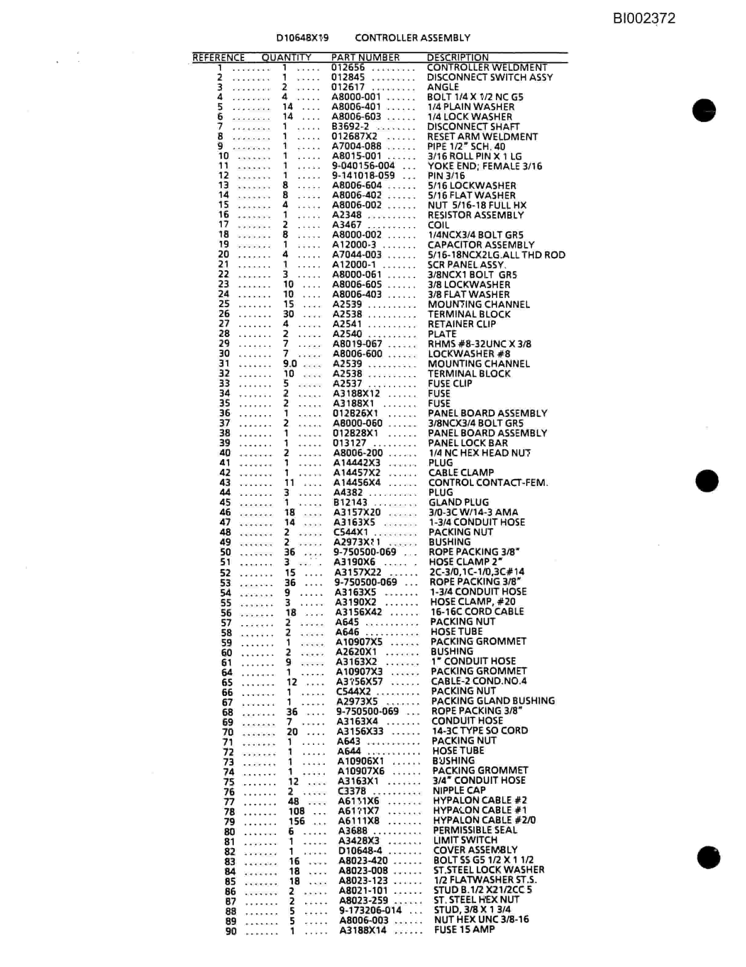 Bucyrus 488 X 90 Parts Catalog BI002372-2