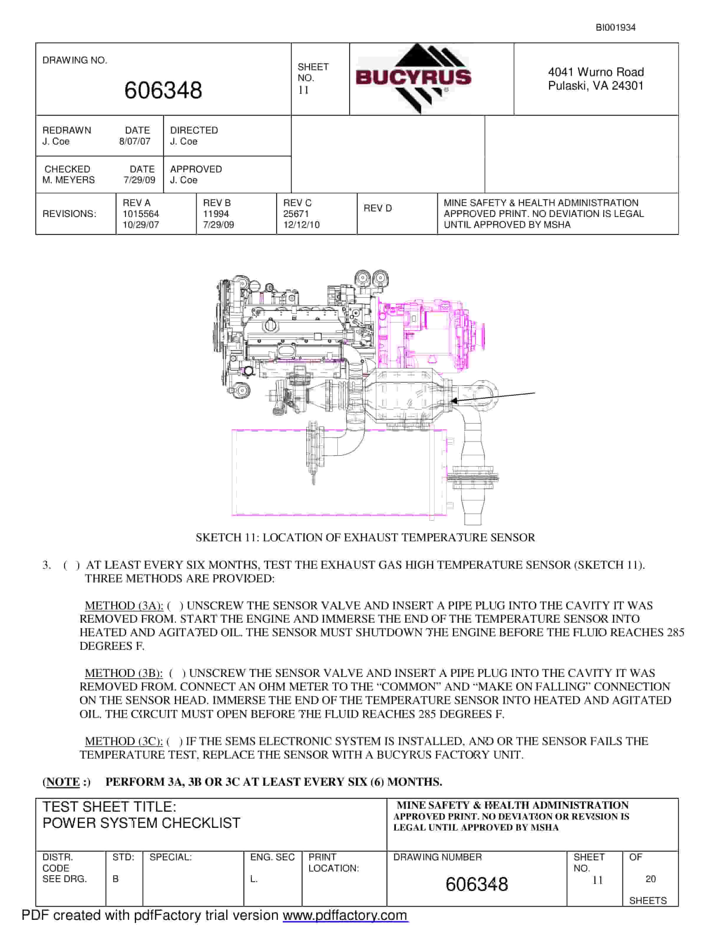 Bucyrus 488D UN-A-TRAC Parts Catalog BI001934-3