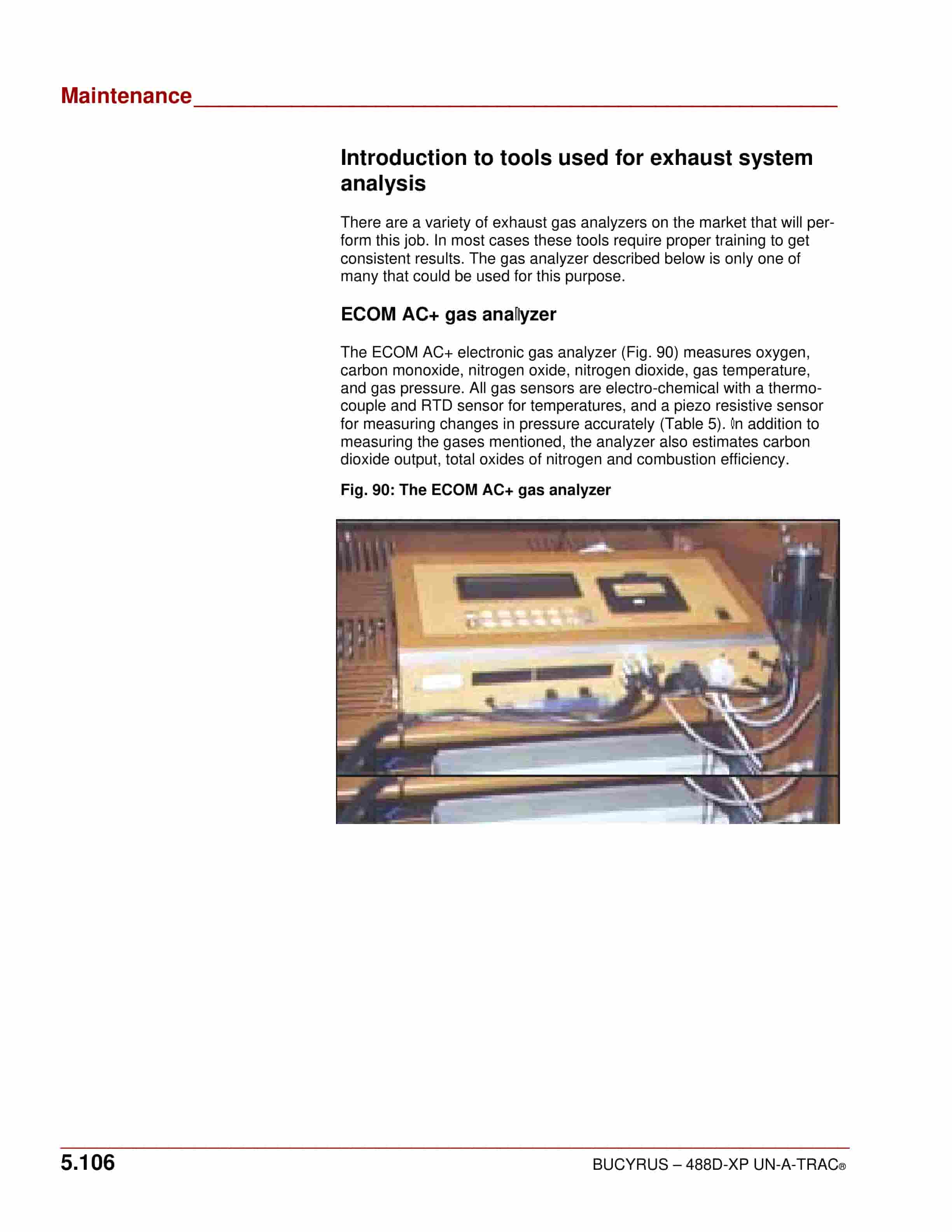 Bucyrus 488D-XP UN-A-TRAC Operation And Maintenance Manual A6474X349 2 Bucyrus 488D-XP UN-A-TRAC Operation And Maintenance Manual A6474X349 - Image 2