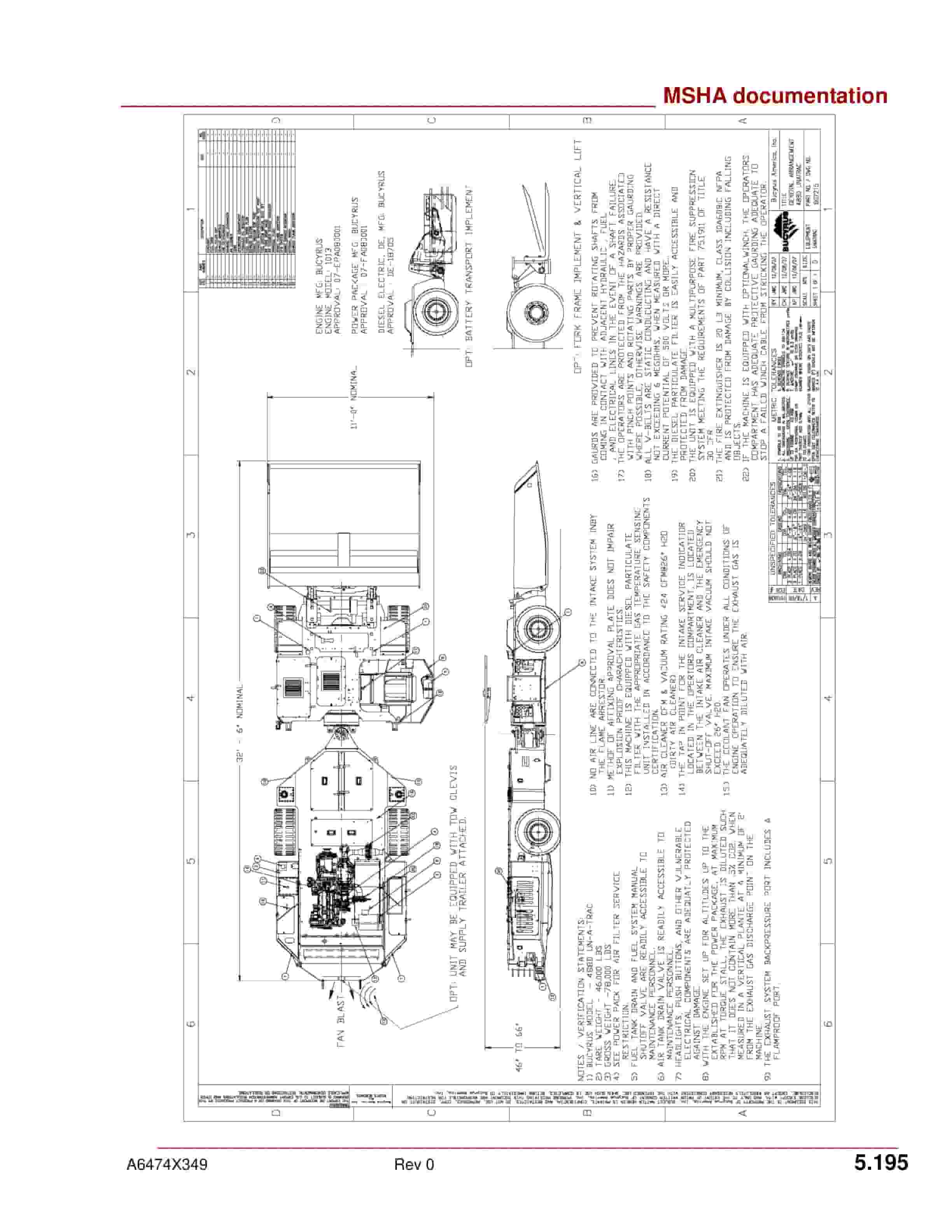 Bucyrus 488D-XP UN-A-TRAC Operation And Maintenance Manual A6474X349 5 Bucyrus 488D-XP UN-A-TRAC Operation And Maintenance Manual A6474X349 - Image 5