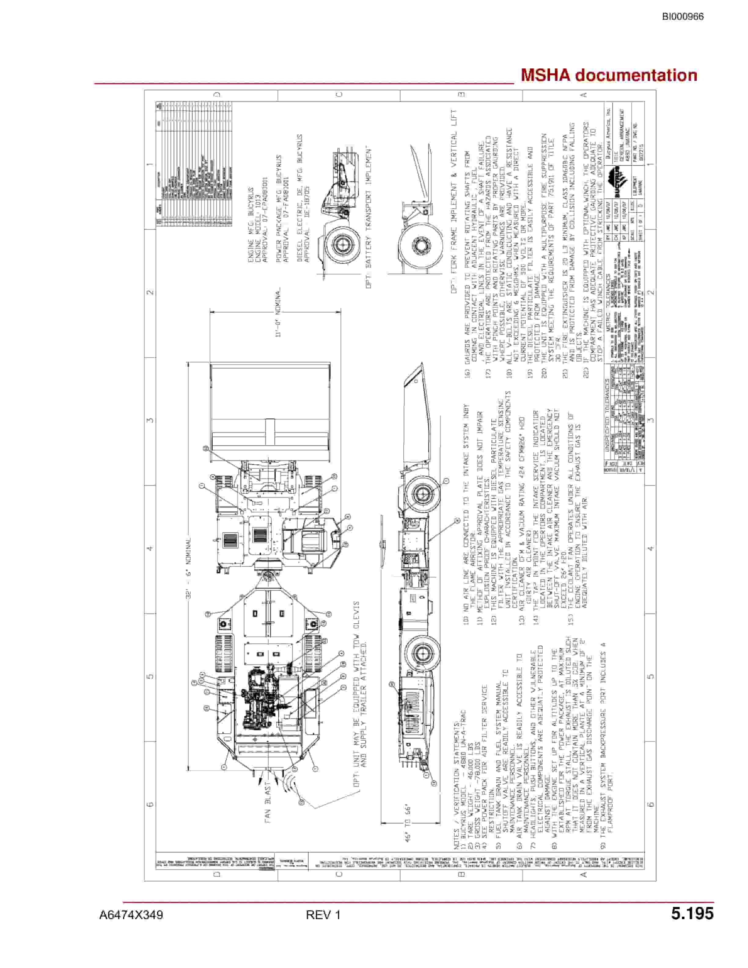 Bucyrus 488D-XP UN-A-TRAC Operation And Maintenance Manual BI000966-5
